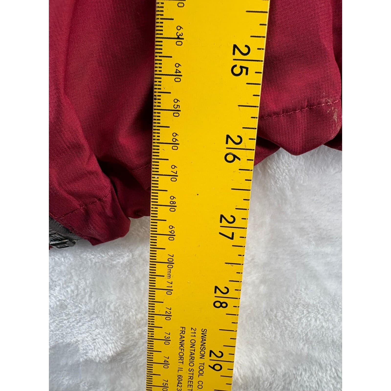 The North Face Jacket Mens M Rain Jacket Red Grey Hooded Colorblock - Thumbnail 5