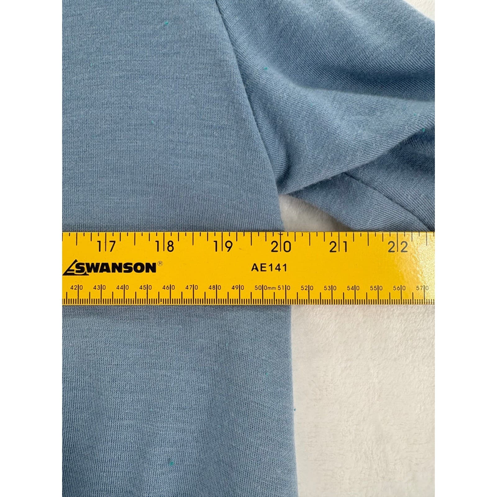 Talbots Cardigan Womens Size M Sweater Blue Button Front Drape Neck Wool Blend - Thumbnail 3