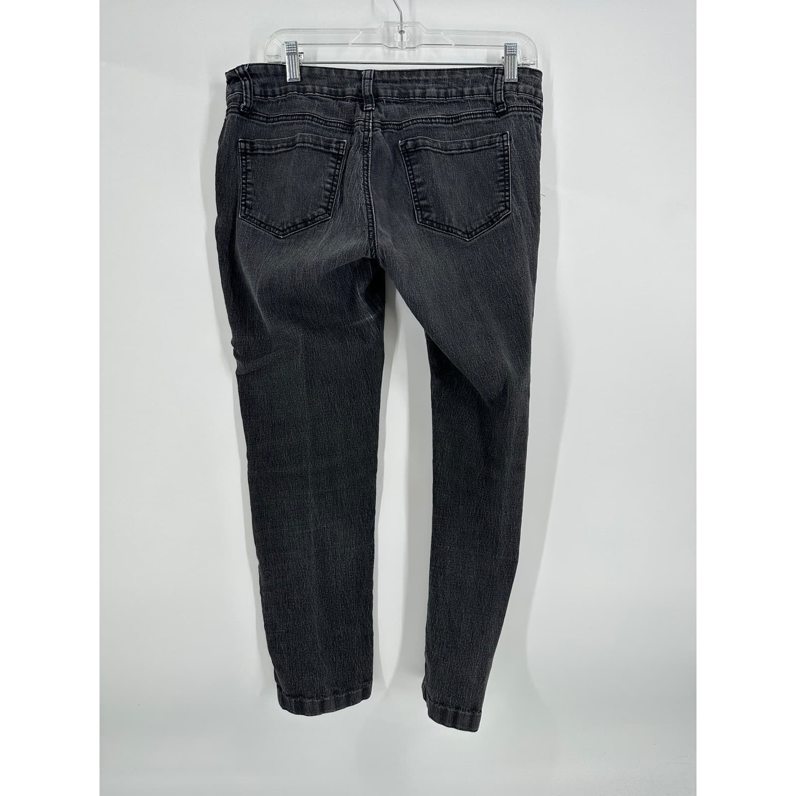 Mossimo Supply Co Womens Black Gray Wash Denim Jegging Pants Size 11 - Thumbnail 8