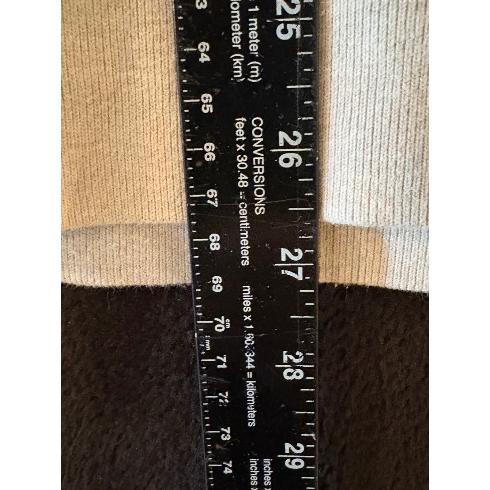Polo Ralph Lauren Shawl‑Collar Pullover Sweater Large Cotton Oatmeal Green Pony - Thumbnail 6