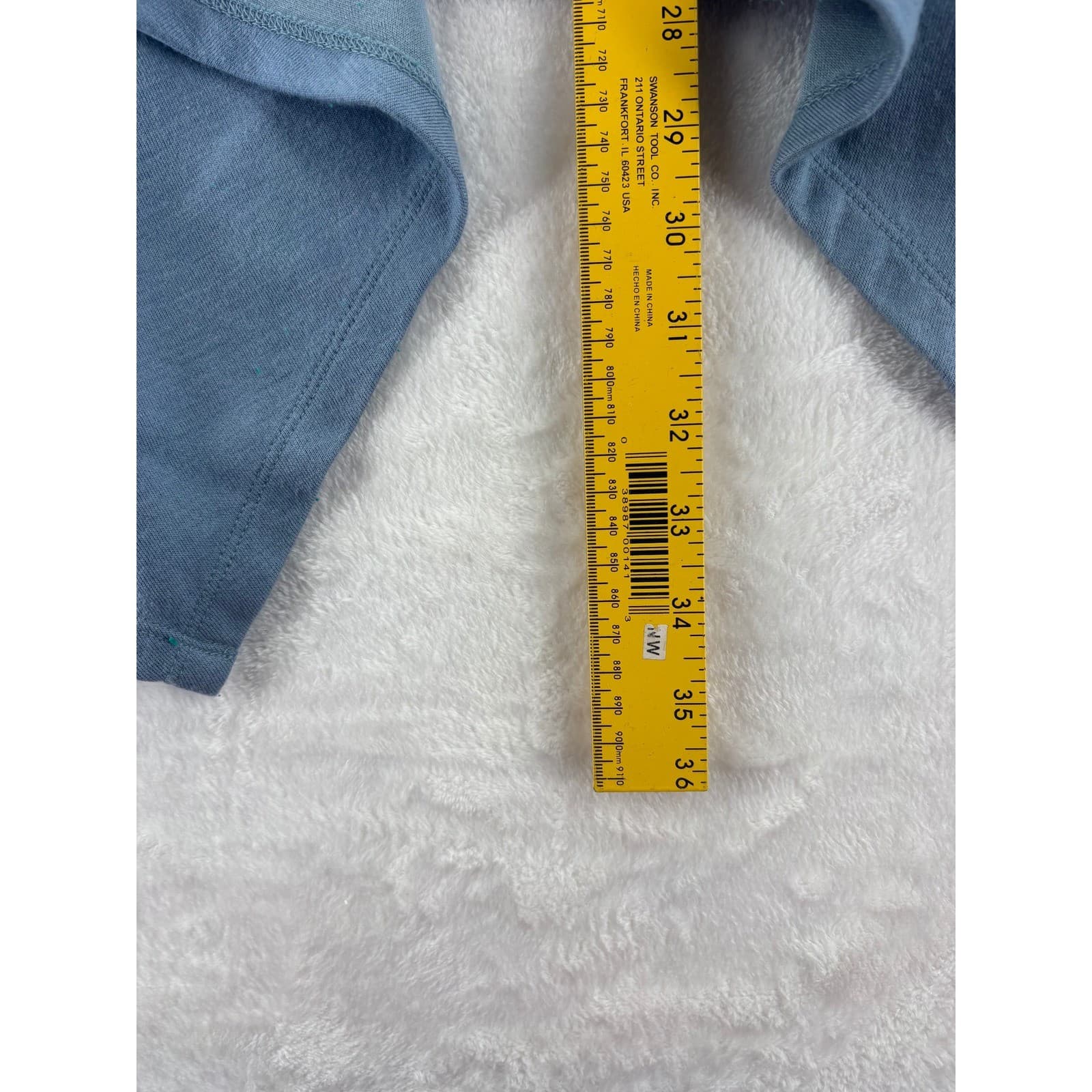 Talbots Cardigan Womens Size M Sweater Blue Button Front Drape Neck Wool Blend - Thumbnail 4