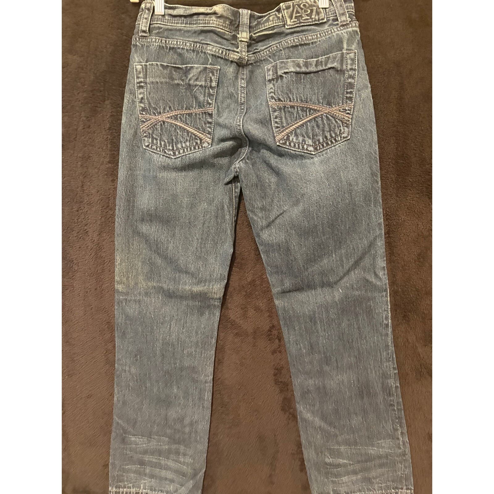 Aeropostale Essex Jeans Mens 30x32 Blue Denim Straight Leg Casual Pants 30 - Thumbnail 6