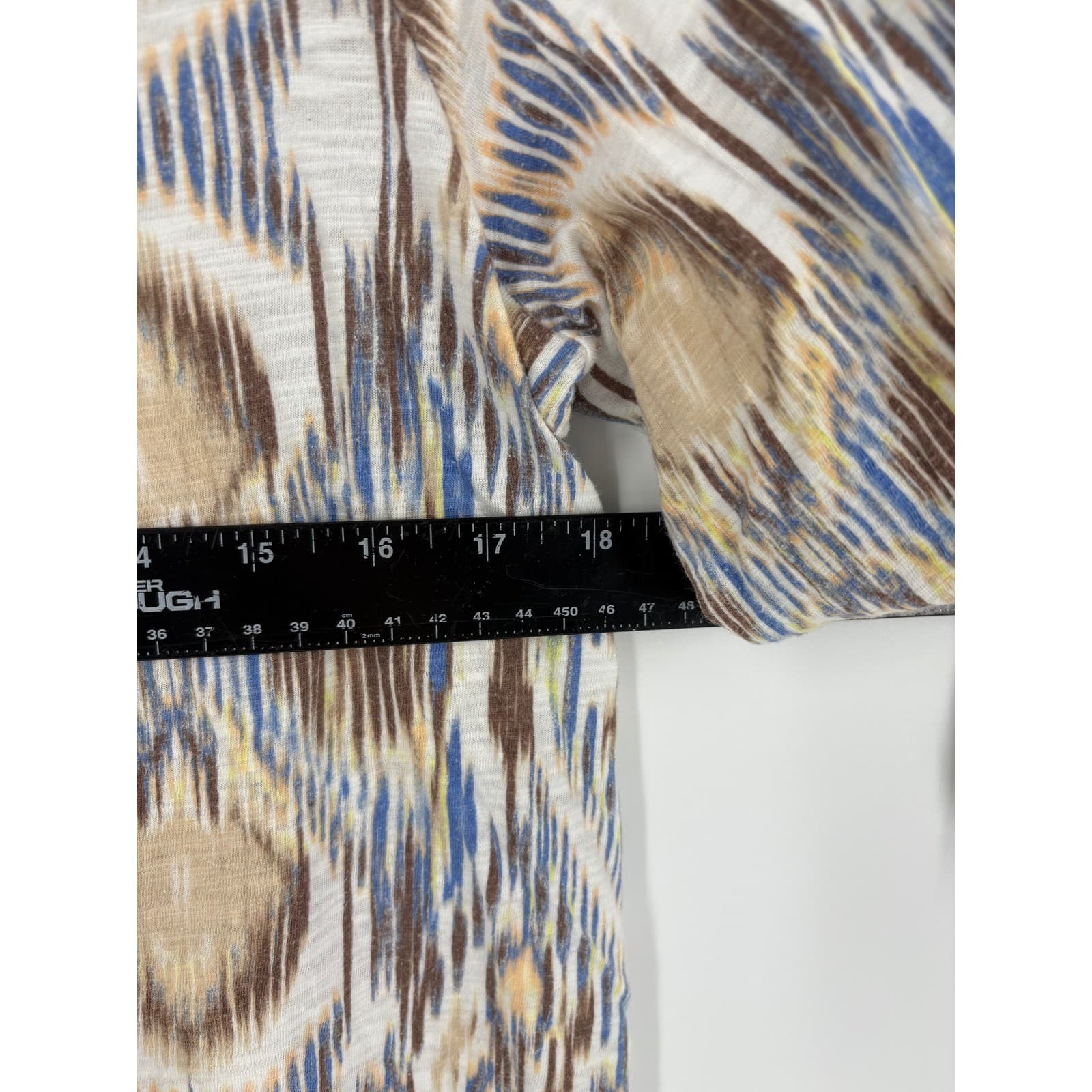 Chico's Black Label Ikat Print Long Sleeve Tunic Top Women's XL - Thumbnail 5