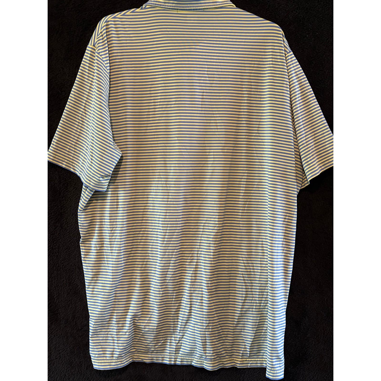 RLX Ralph Lauren Golf Polo Shirt Striped Wicking Short Sleeve XL - Thumbnail 6
