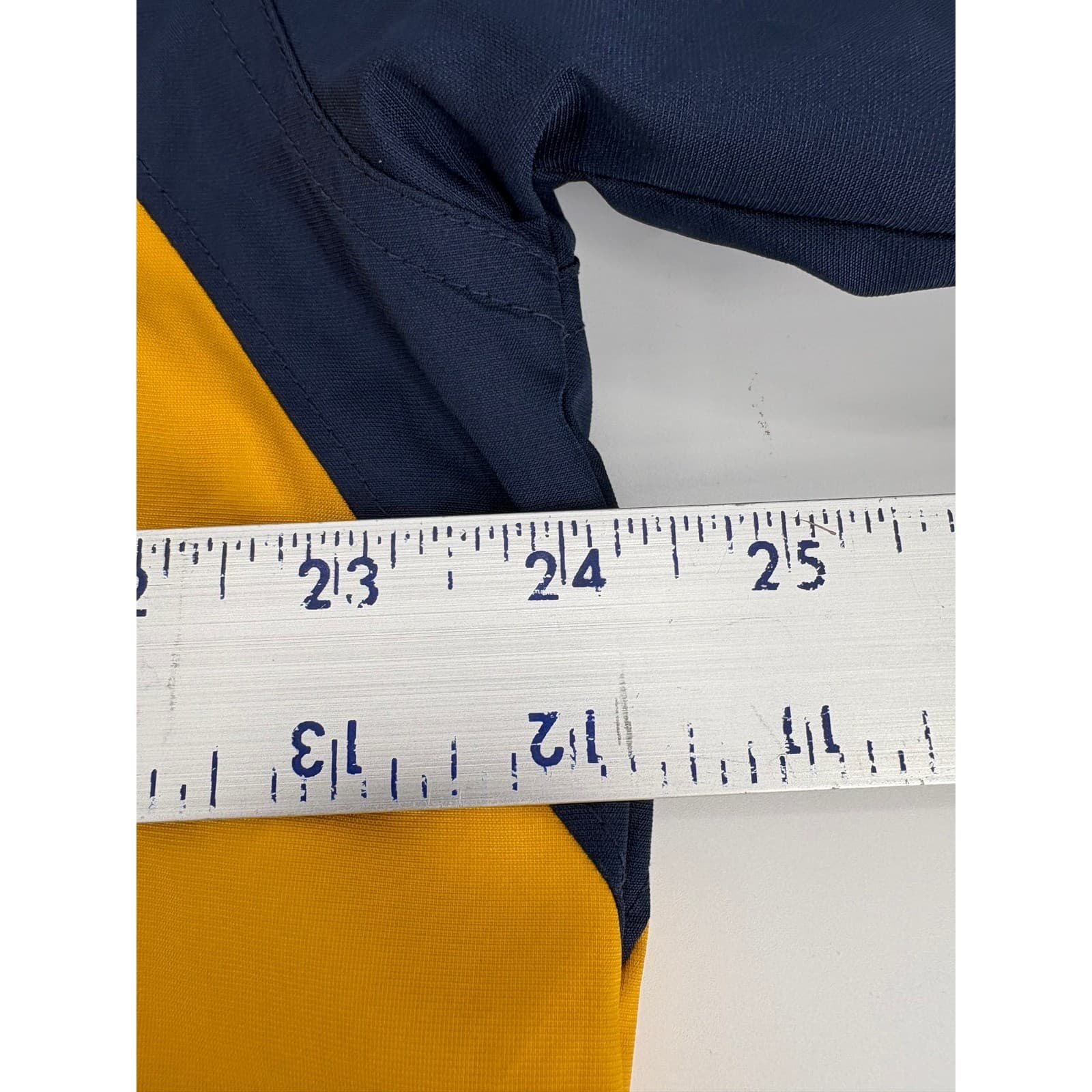Vintage Nike Windbreaker Jacket Men's Large Blue Yellow Pullover Full Zip y2k - Thumbnail 5