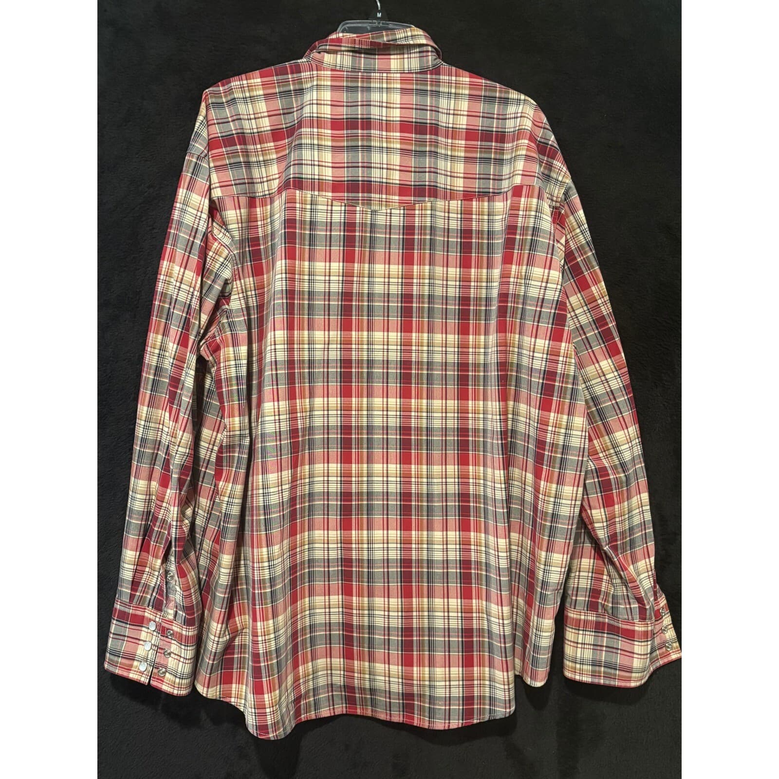 Carhartt Plaid Flannel Shirt Long Sleeve Button Up Workwear XL - Thumbnail 8