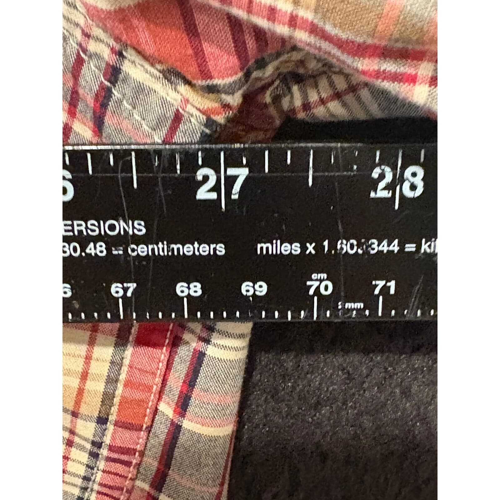 Carhartt Plaid Flannel Shirt Long Sleeve Button Up Workwear XL - Thumbnail 6