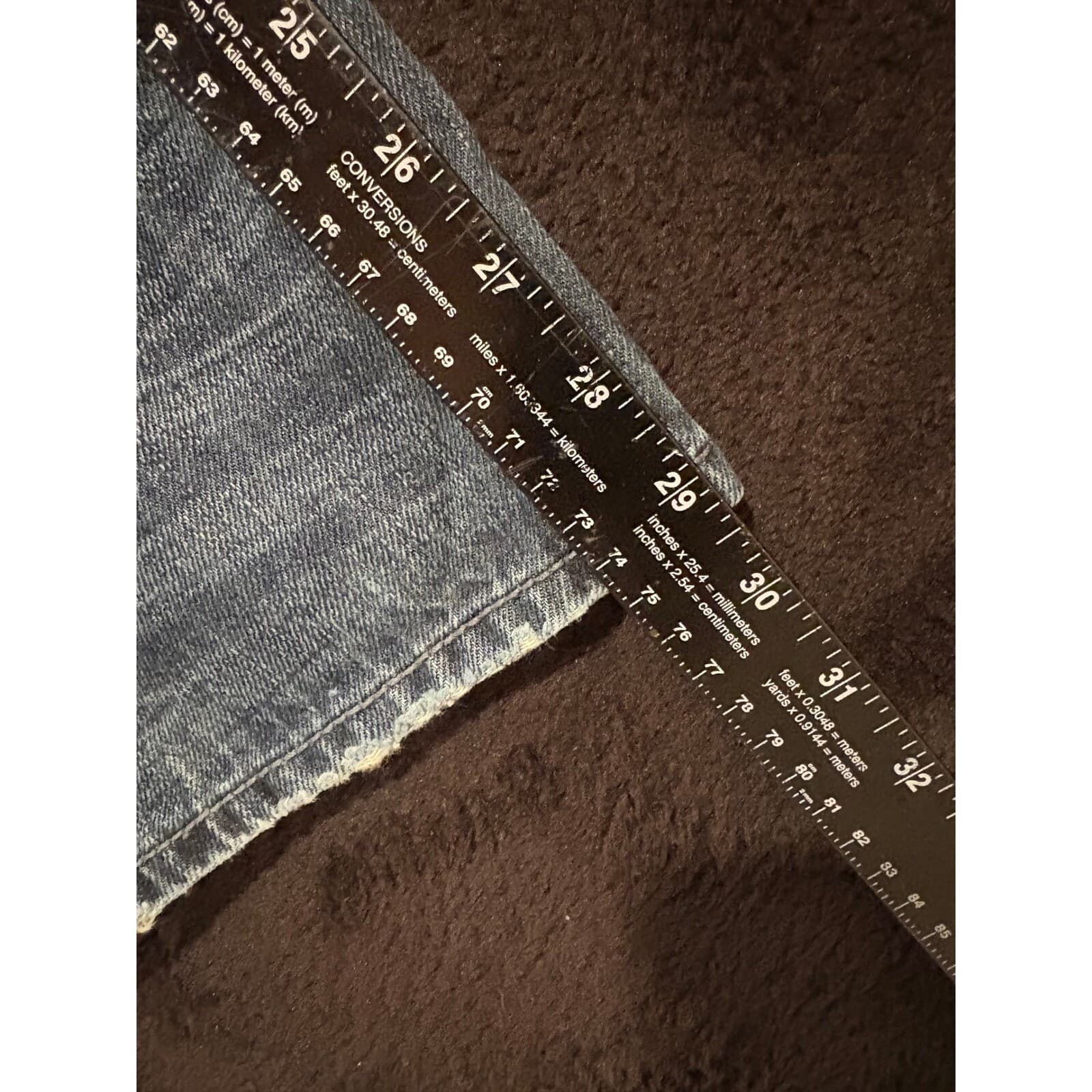 Aeropostale Essex Jeans Mens 30x32 Blue Denim Straight Leg Casual Pants 30 - Thumbnail 4
