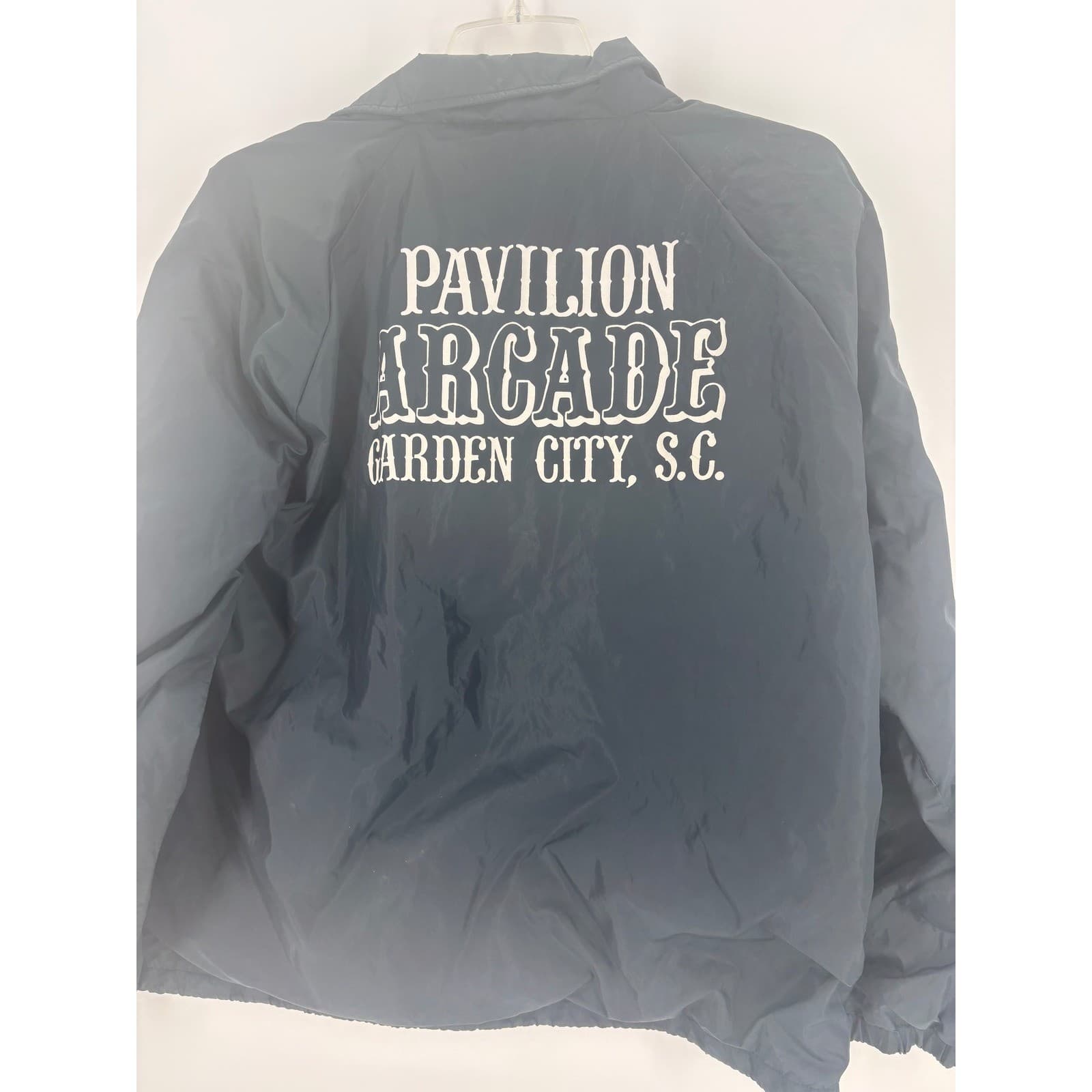 Auburn Sportswear Satin Pavilion Arcade Jacket Men's XL Garden City SC Black - Thumbnail 2