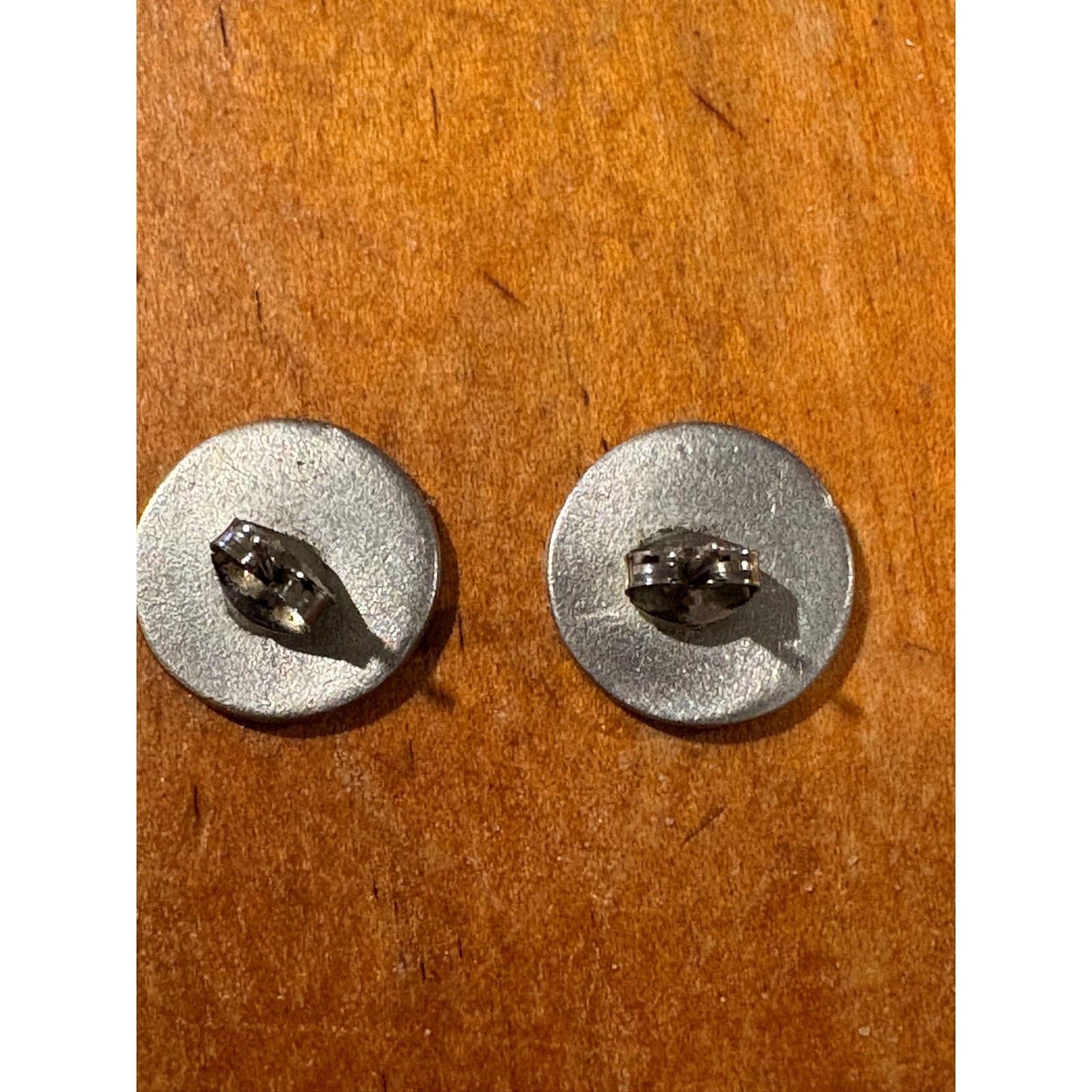 Unbranded Stud Earrings Womens OS Earrings Silver Black Viking Ship Nautical - Thumbnail 3