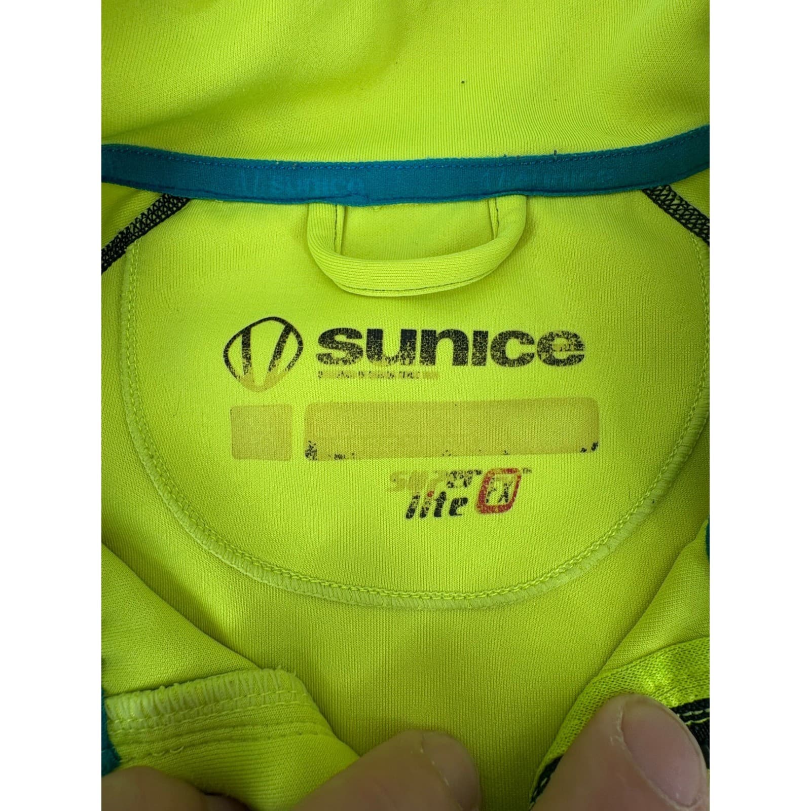 Sunice Mens Pullover Long Sleeve 1/4 Zip Neon Yellow Athletic Golf Shirt - Thumbnail 5
