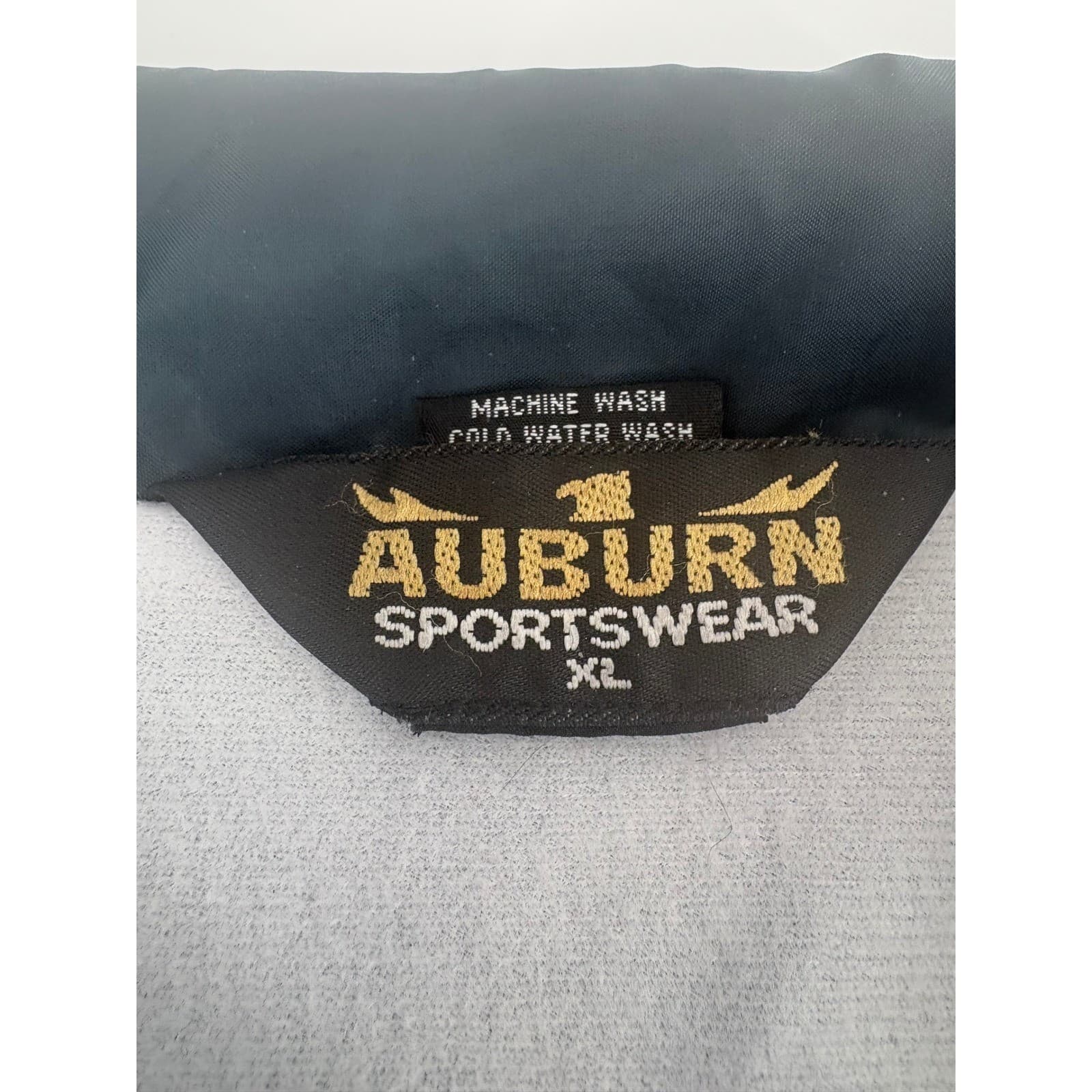Auburn Sportswear Satin Pavilion Arcade Jacket Men's XL Garden City SC Black - Thumbnail 5