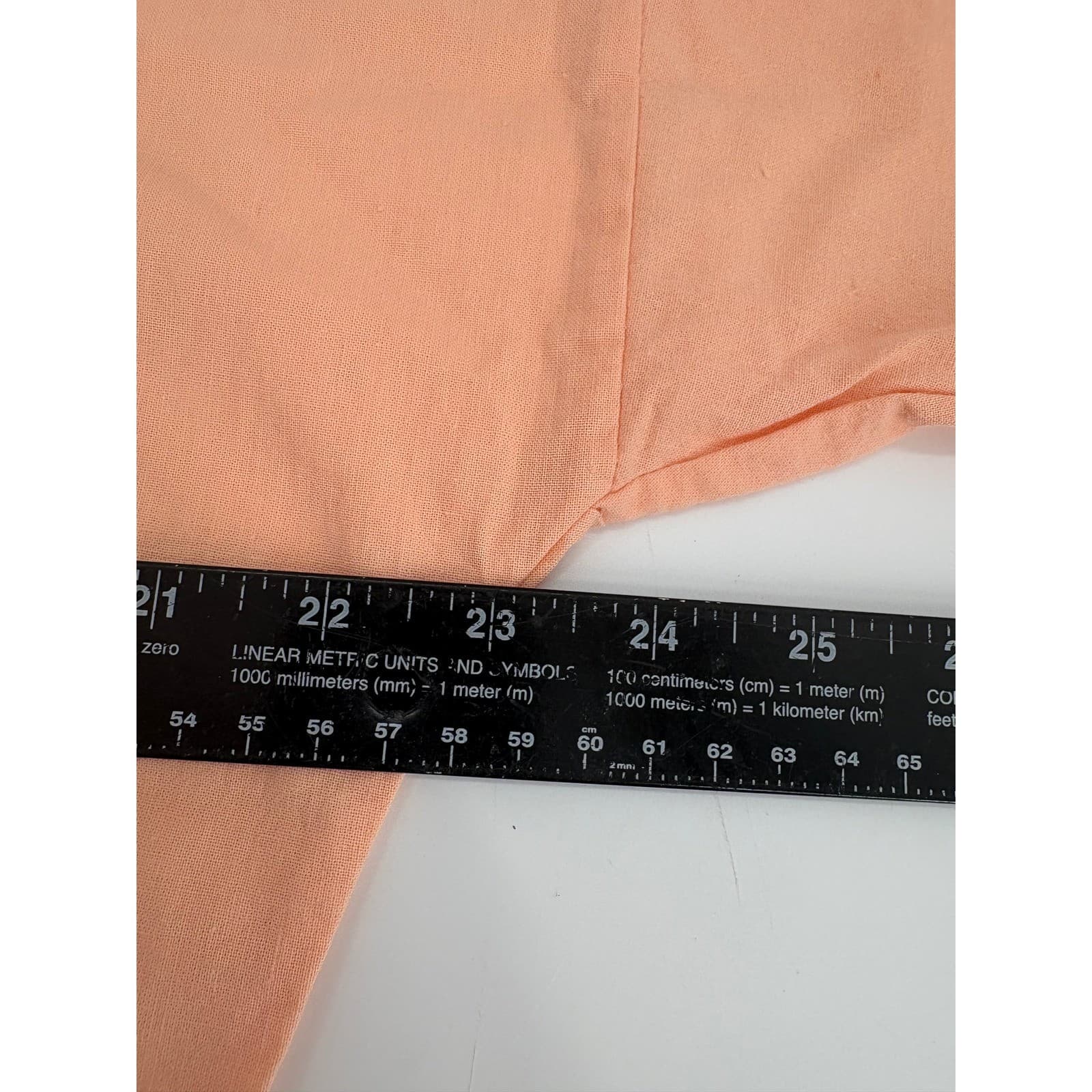 Quitman USA Peach Crewneck Long Sleeve Sweatshirt Size L Men's Minimalist - Thumbnail 4