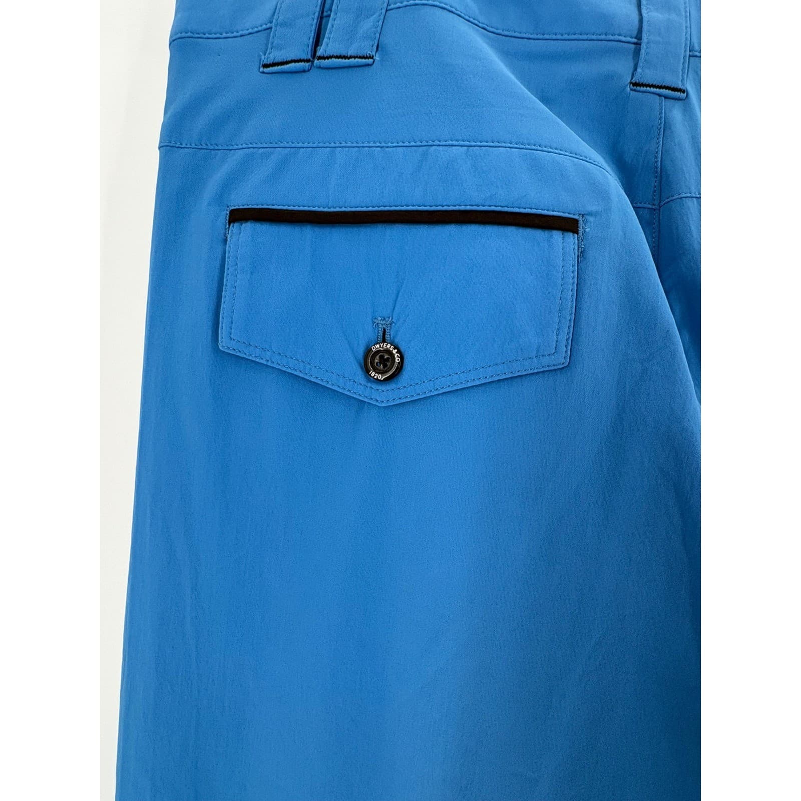 Duyers & Co Mens Golf Pants Small Blue Lightweight Stretch Casual Trousers - Thumbnail 4