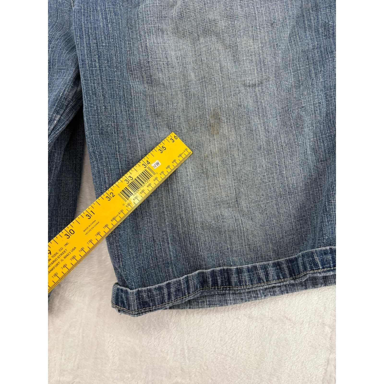 Southpole Denim Shorts Mens 36 Shorts Blue Baggy Y2K Streetwear Cargo Jean - Thumbnail 9