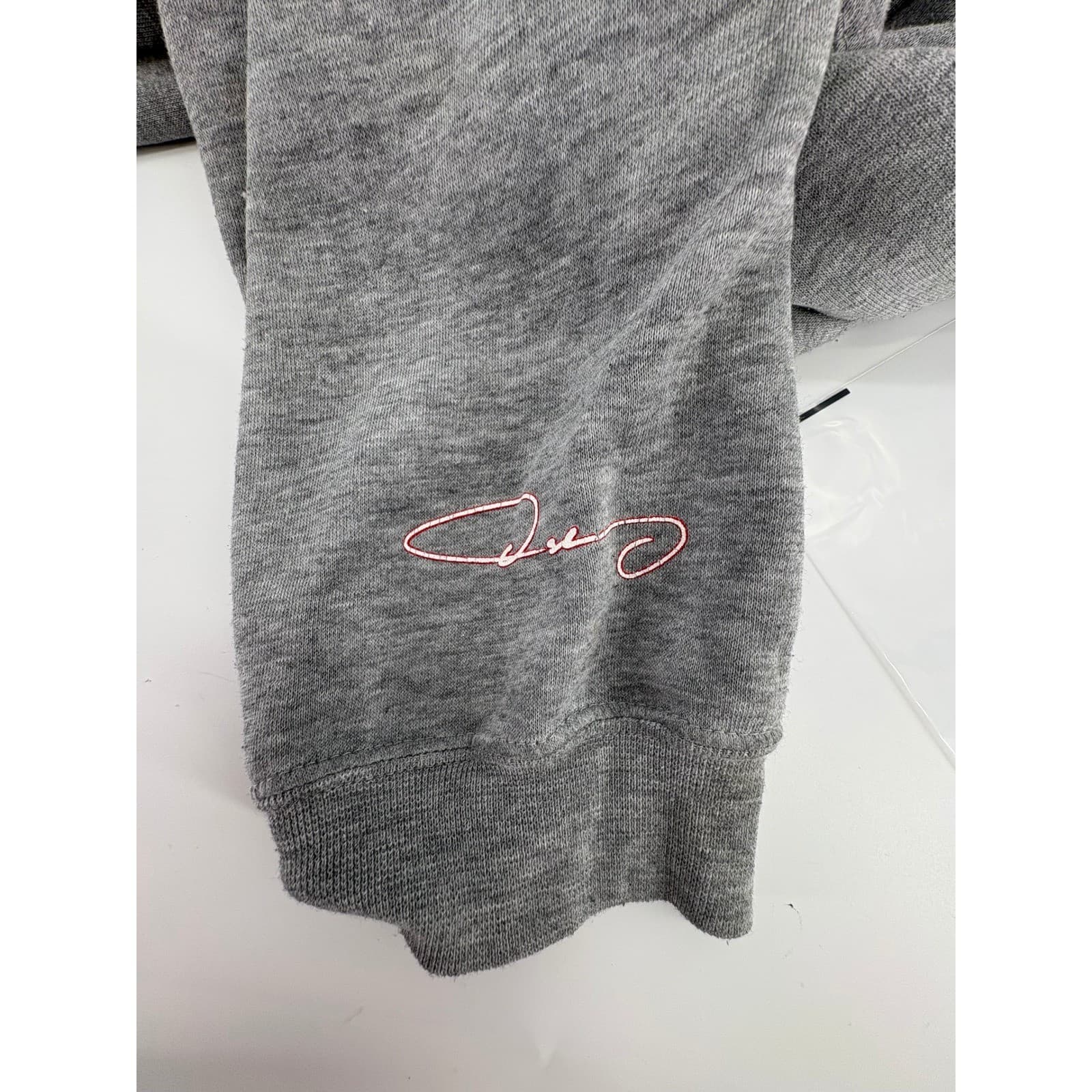 Oscar De La Hoya 92 Zip Up Hoodie Mens Large Gray Boxer Graphic - Thumbnail 7