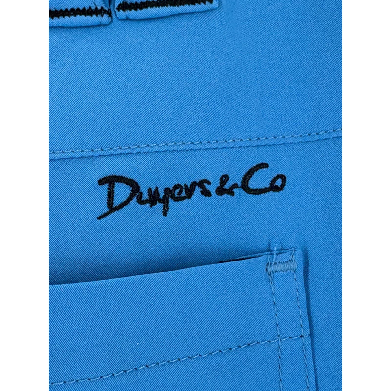 Duyers & Co Mens Golf Pants Small Blue Lightweight Stretch Casual Trousers - Thumbnail 3