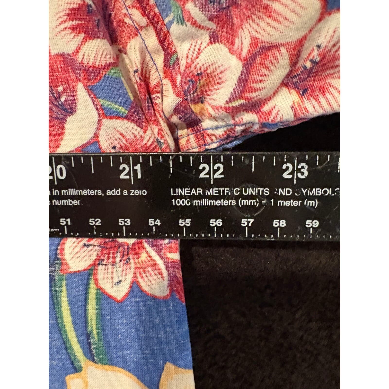 Tommy Hilfiger Floral Hawaiian Shirt Vacation Button Up Medium - Thumbnail 3