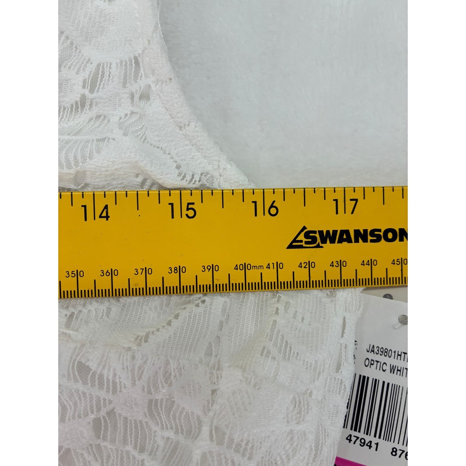 Speechless Romper Womens Large Dress Optic White Lace Fit & Flare JA39801HTM NWT - Thumbnail 4