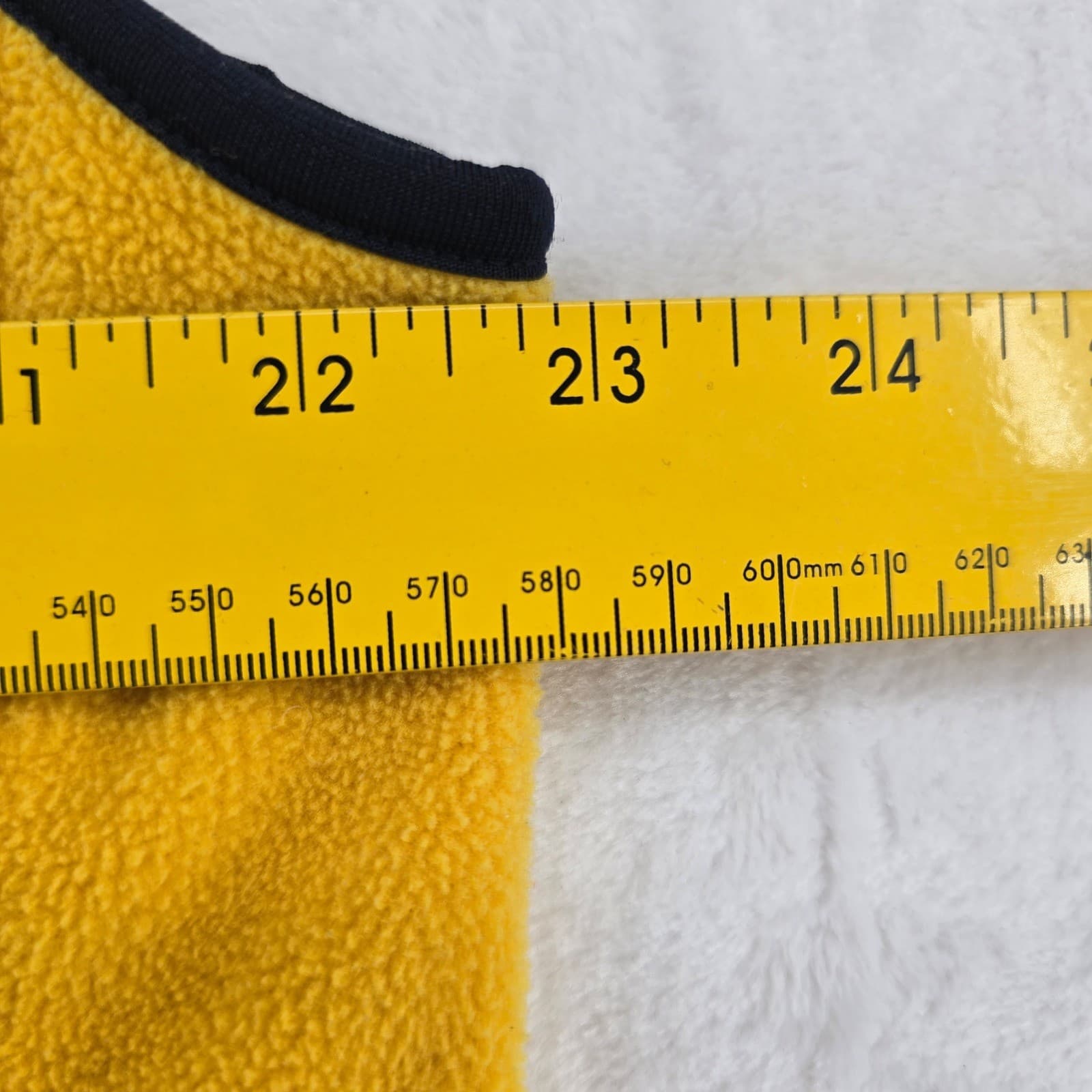 IZOD Vest Mens Large Fleece Vest Yellow PerformX Full Zip Sleeveless Jacket L - Thumbnail 5