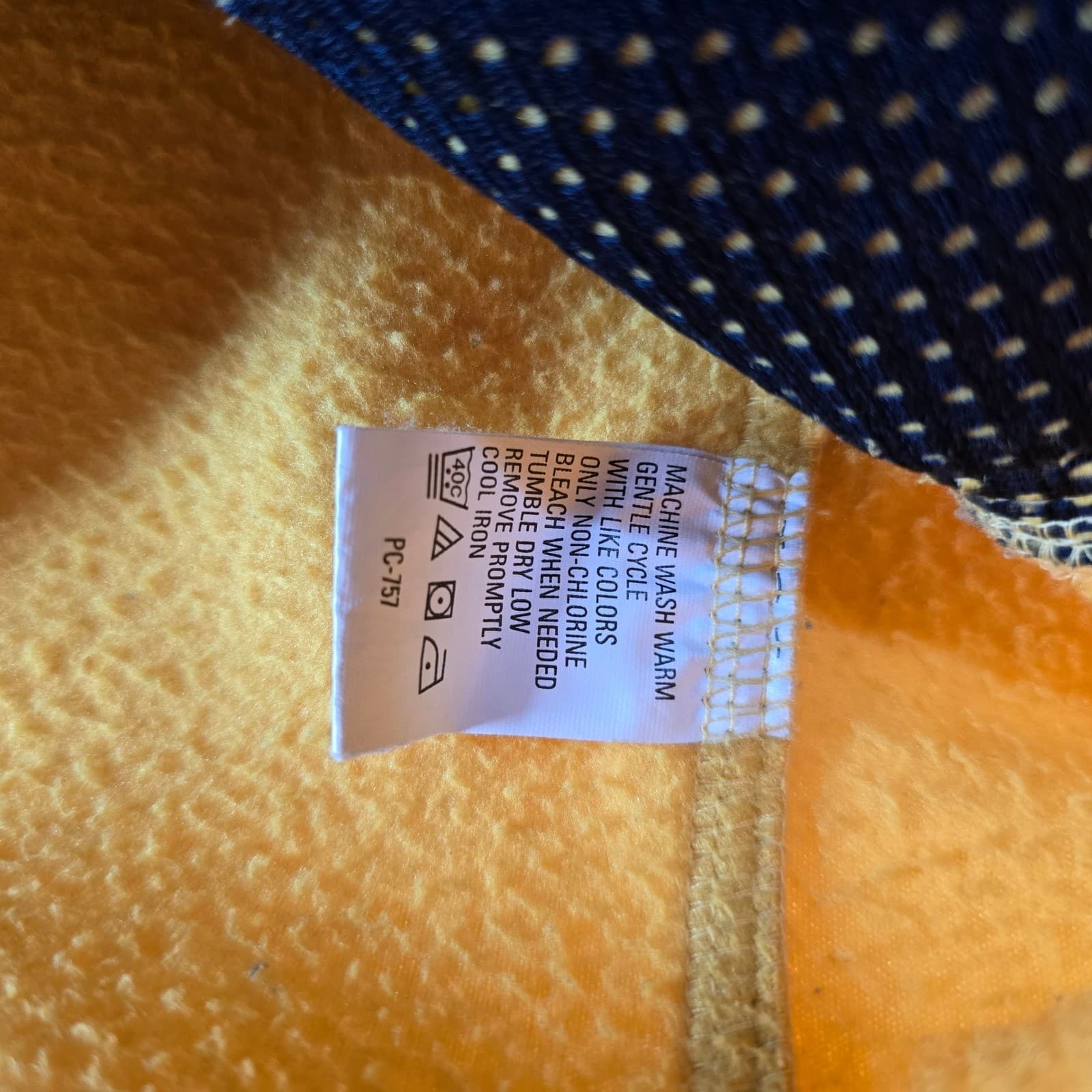 IZOD Vest Mens Large Fleece Vest Yellow PerformX Full Zip Sleeveless Jacket L - Thumbnail 4