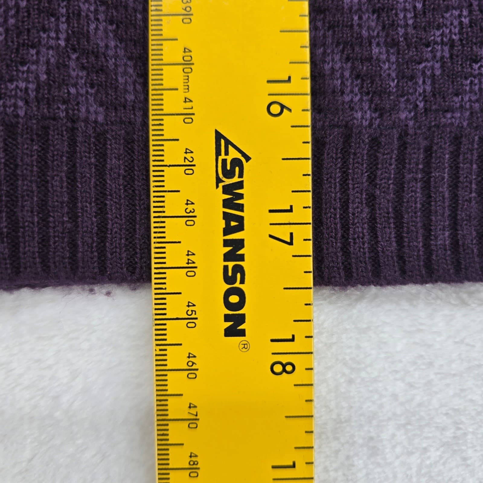 Dressbarn Cardigan Womens Medium Sweater Purple Chevron Short Sleeve Button Up - Thumbnail 5