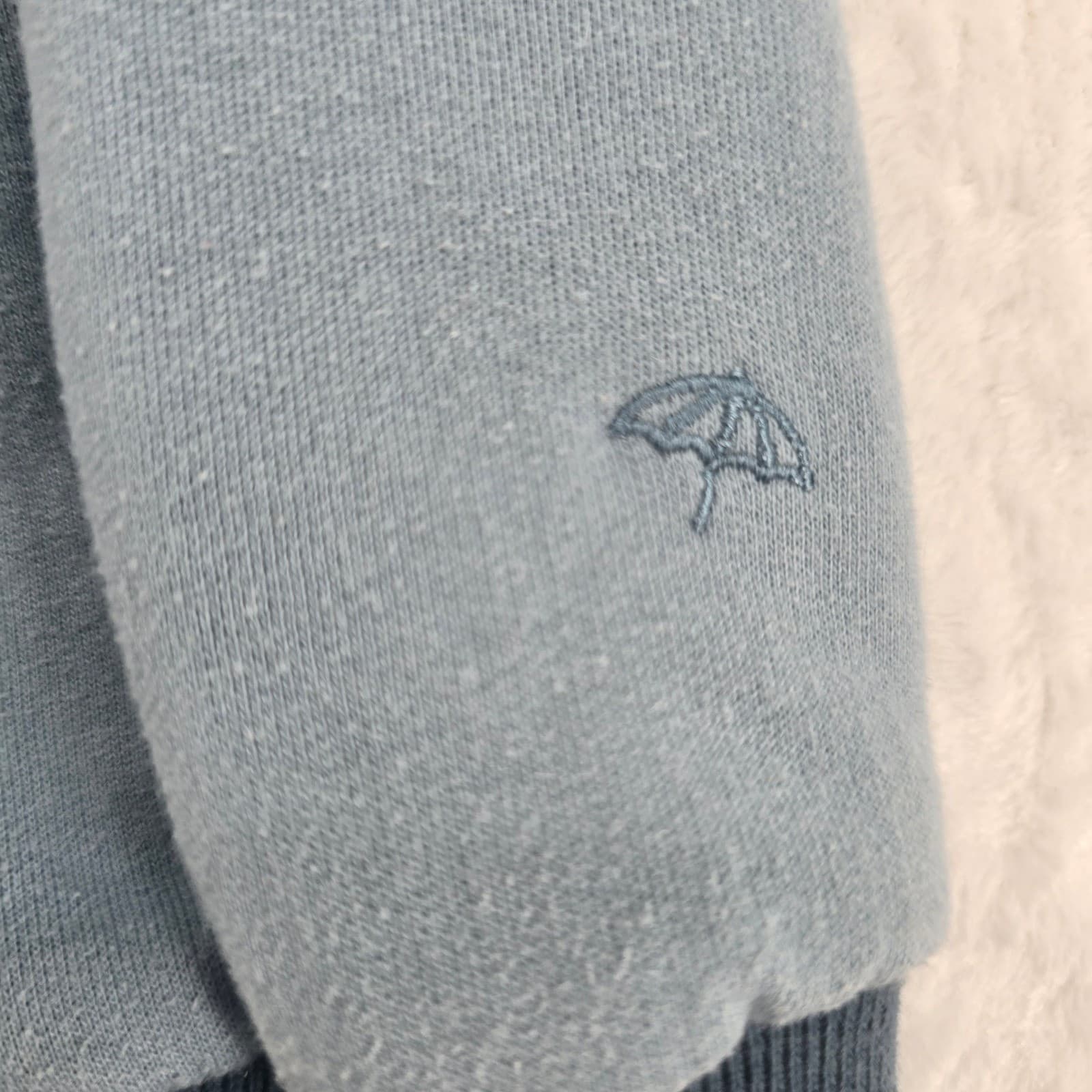 Arnold Palmer Polo Mens L Long Sleeve Polo Blue Fleece Pullover Sweater 6661 - Thumbnail 3