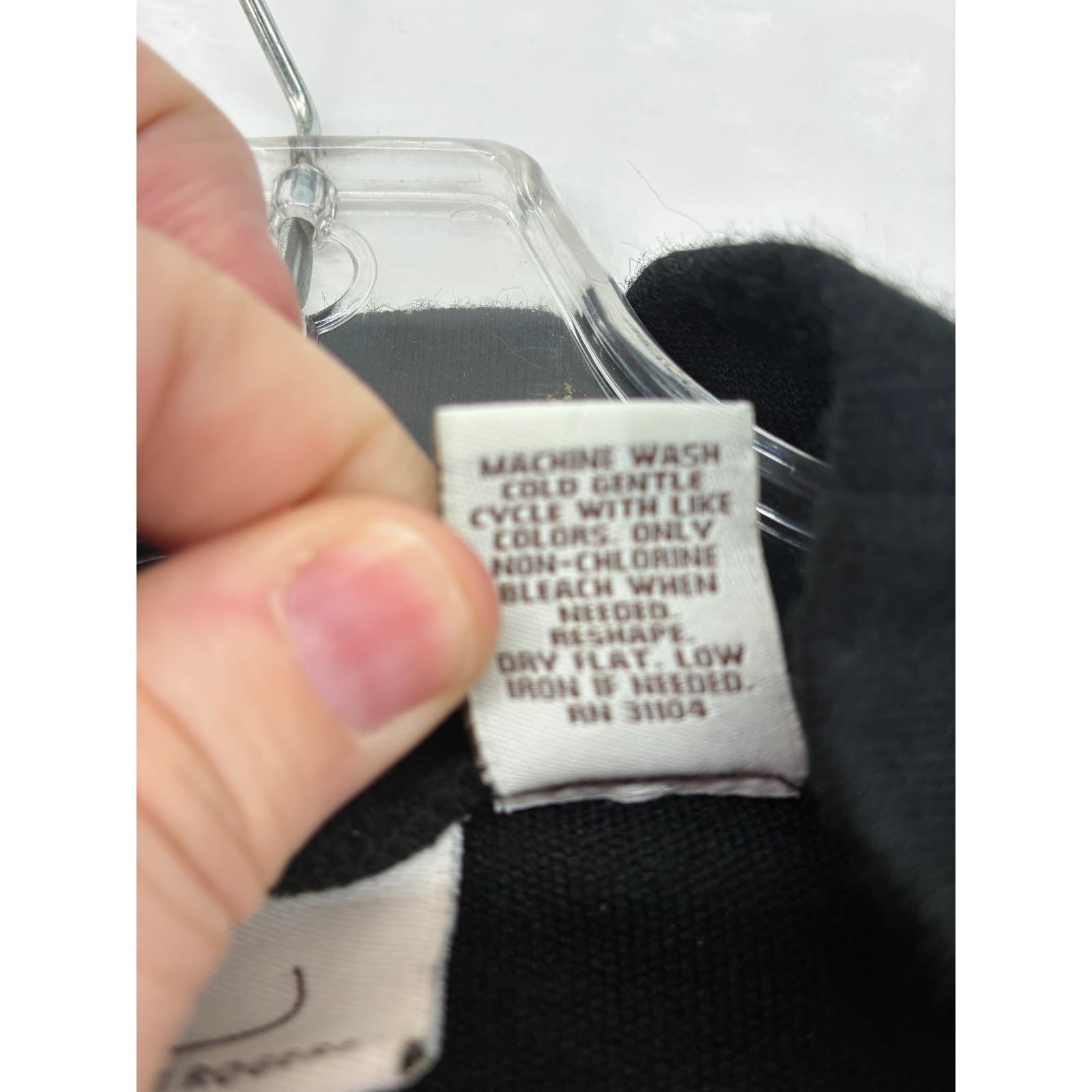 Kim Rogers Dress Womens S Mock Neck Knit Black Long Sleeve Casual - Thumbnail 3