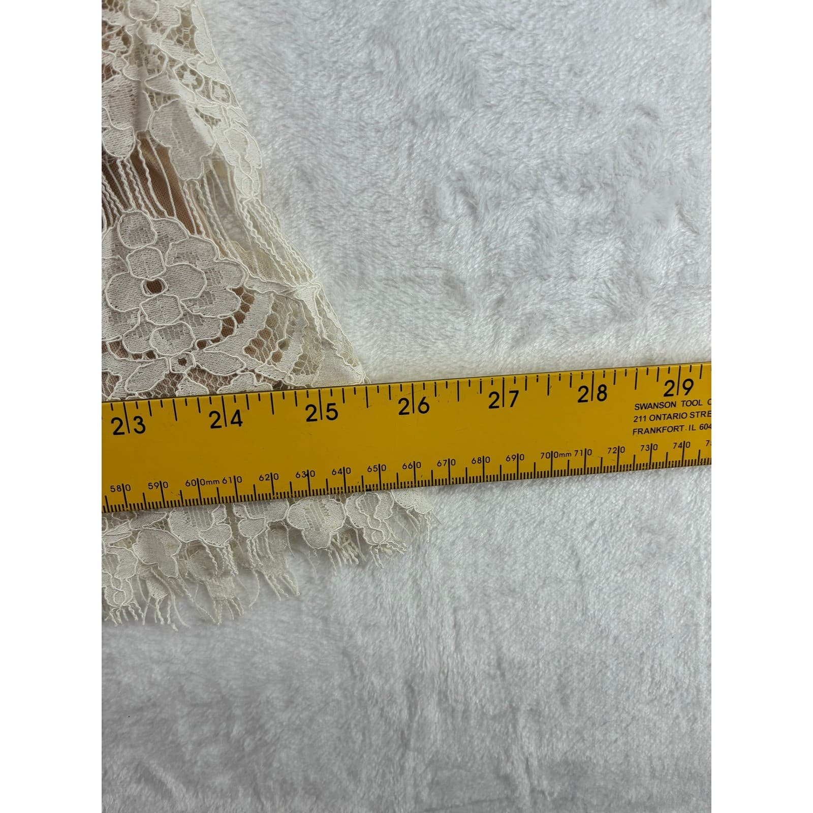 Speechless Dress Womens Large Shift Ivory Nude Floral Lace Overlay - Thumbnail 6