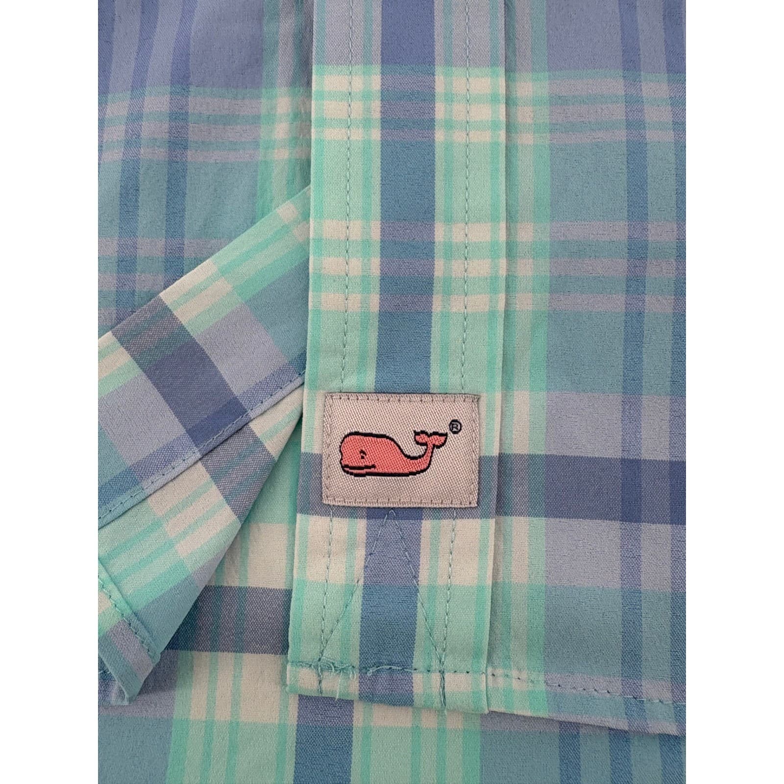 Vineyard Vines Performance Classic Fit Murray Shirt Men's Medium Plaid - Thumbnail 7