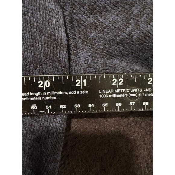 London Fog Jacket Womens L Blue Puffer Fleece Panels Full Zip Athletic Large - Thumbnail 3