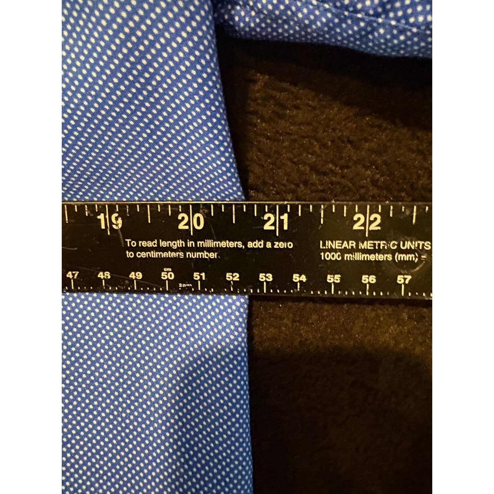 Black Label by Ruffini Dress Shirt Slim Fit Dotted Pattern Size M - Thumbnail 4