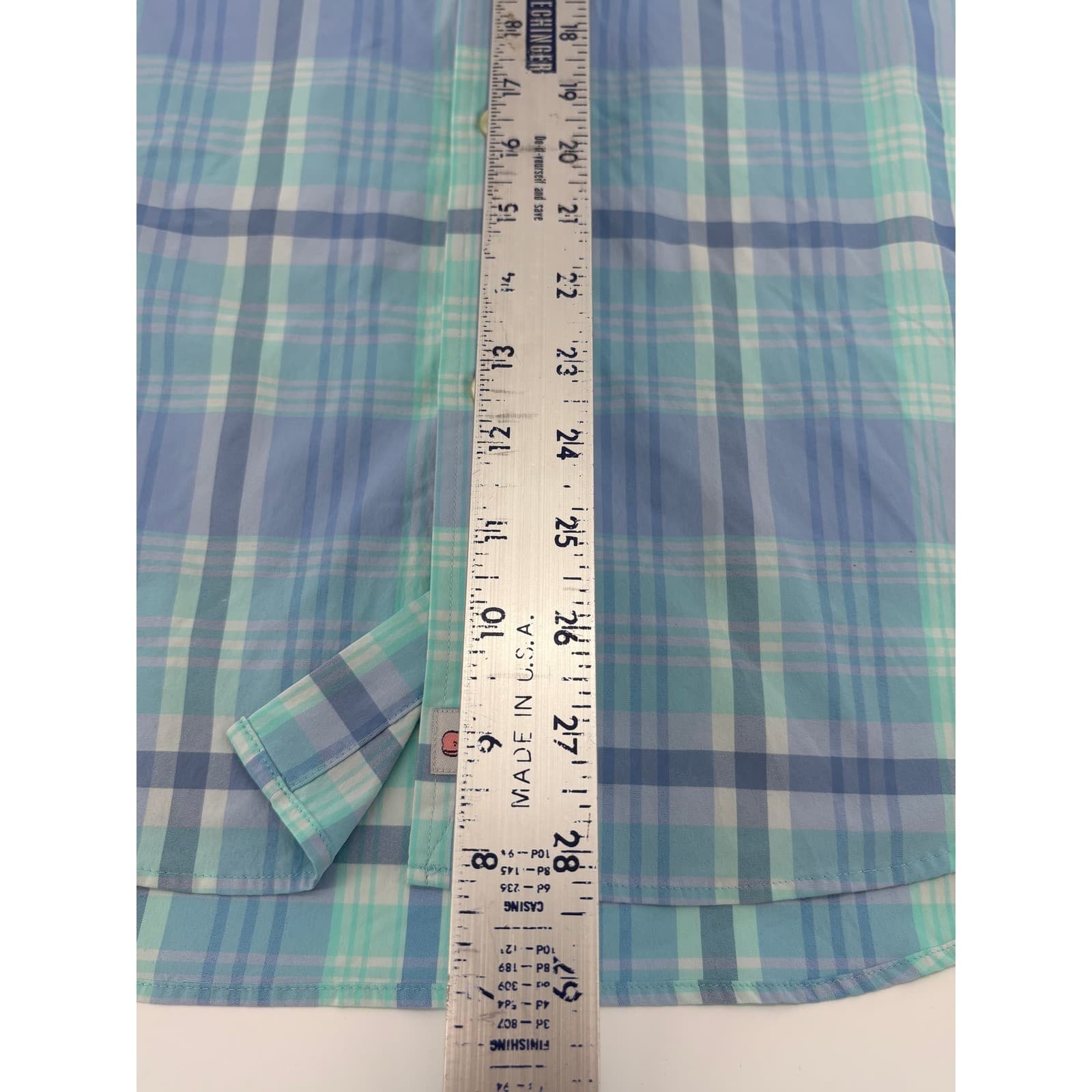 Vineyard Vines Performance Classic Fit Murray Shirt Men's Medium Plaid - Thumbnail 6