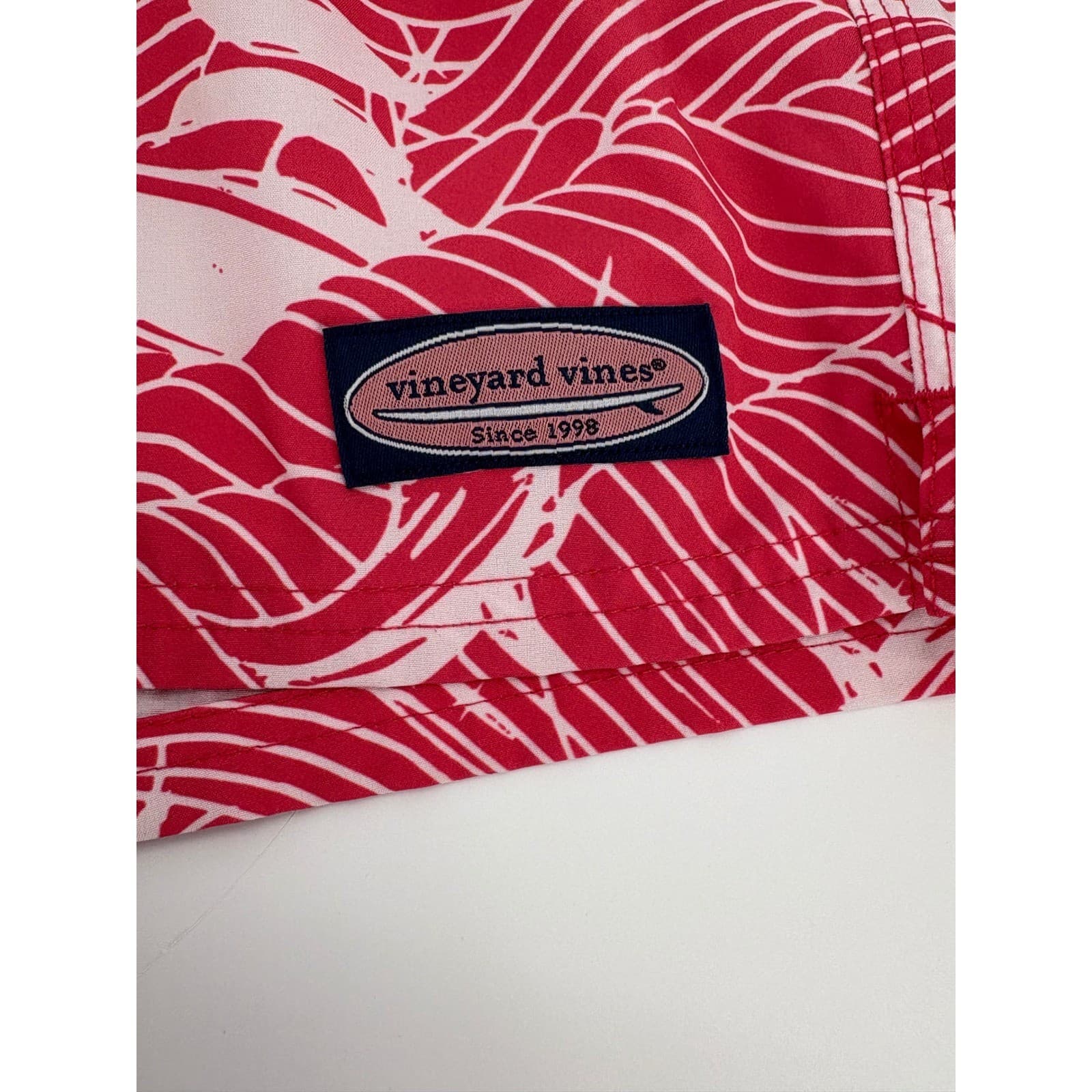 Vineyard Vines Mens Swim Trunks Boats Coral Reef Pattern Size S - Thumbnail 4