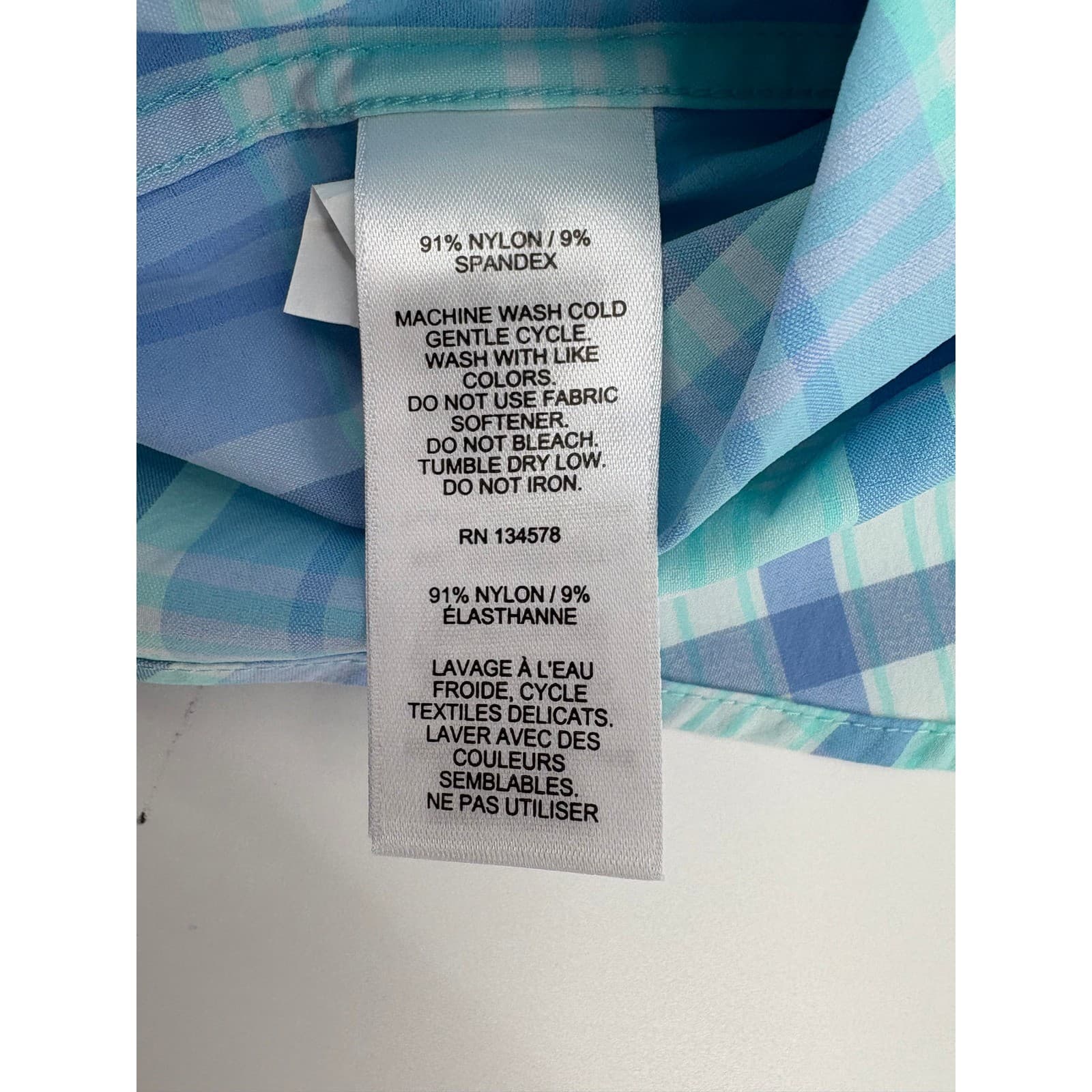 Vineyard Vines Performance Classic Fit Murray Shirt Men's Medium Plaid - Thumbnail 8