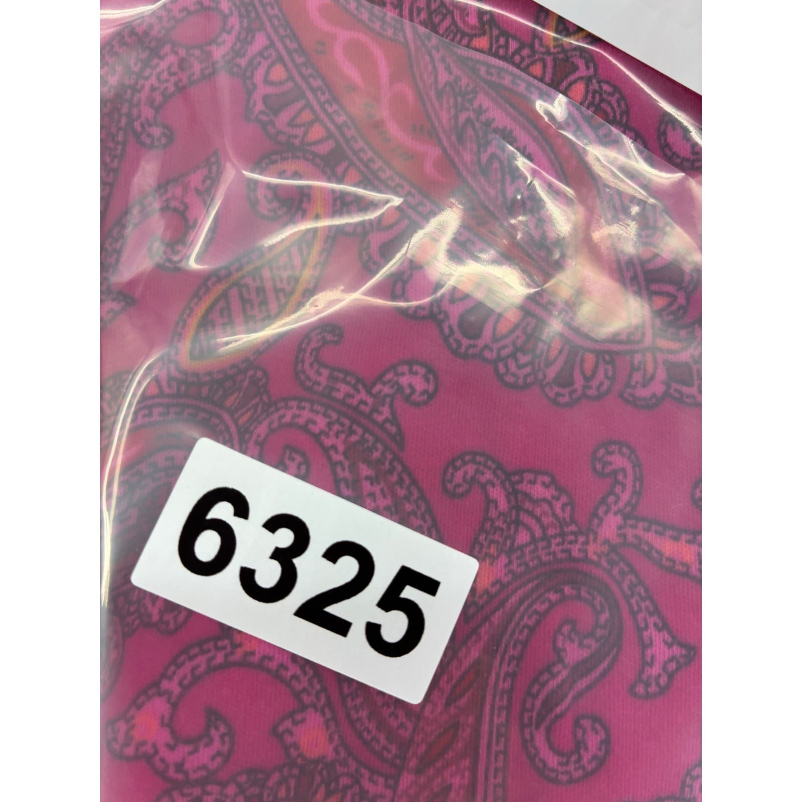 White Stag Top Womens S 4-6 3/4 Sleeve Fuchsia Pink Paisley Cotton WL49124P - Thumbnail 7