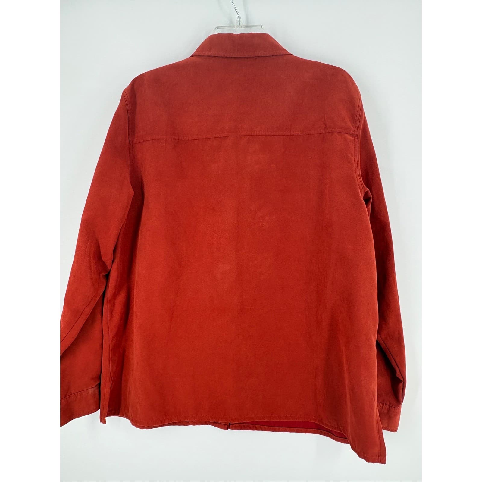Alfred Dunner Womens Shirt Size 16 Orange Long Sleeve Button Front Pockets - Thumbnail 2