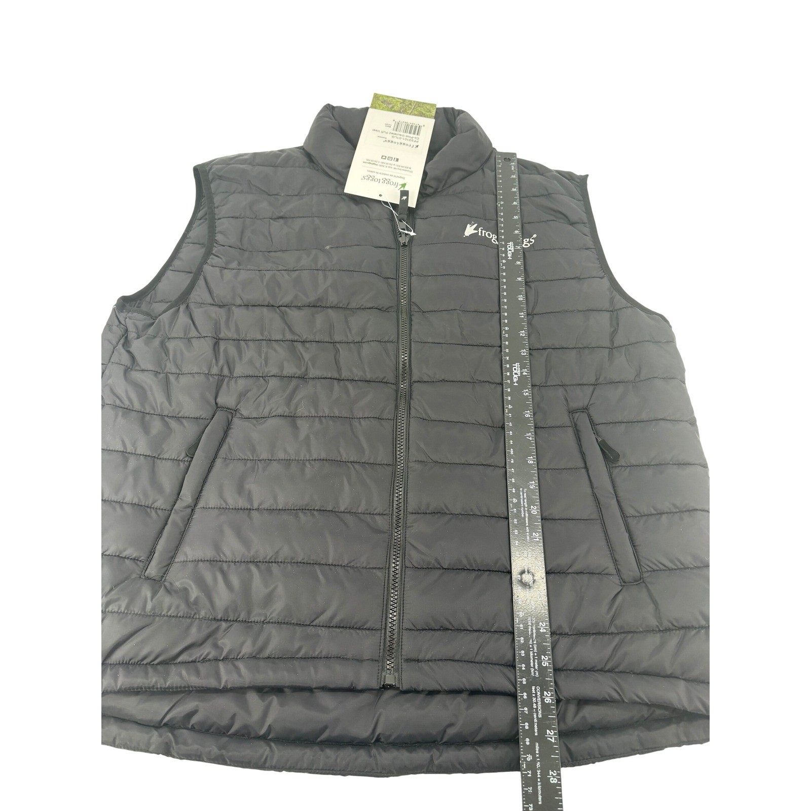 Frogg Toggs Co-Pilot Mens Large Puff Vest Black Insulated Nylon PF33101-01LG - Thumbnail 5
