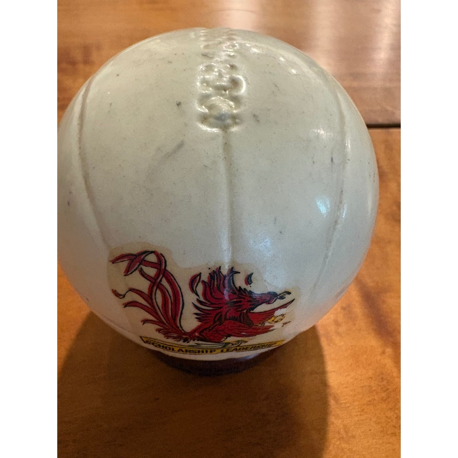 South Carolina Gamecocks USC Baseball Bank Coin Bank White Red Scholarship