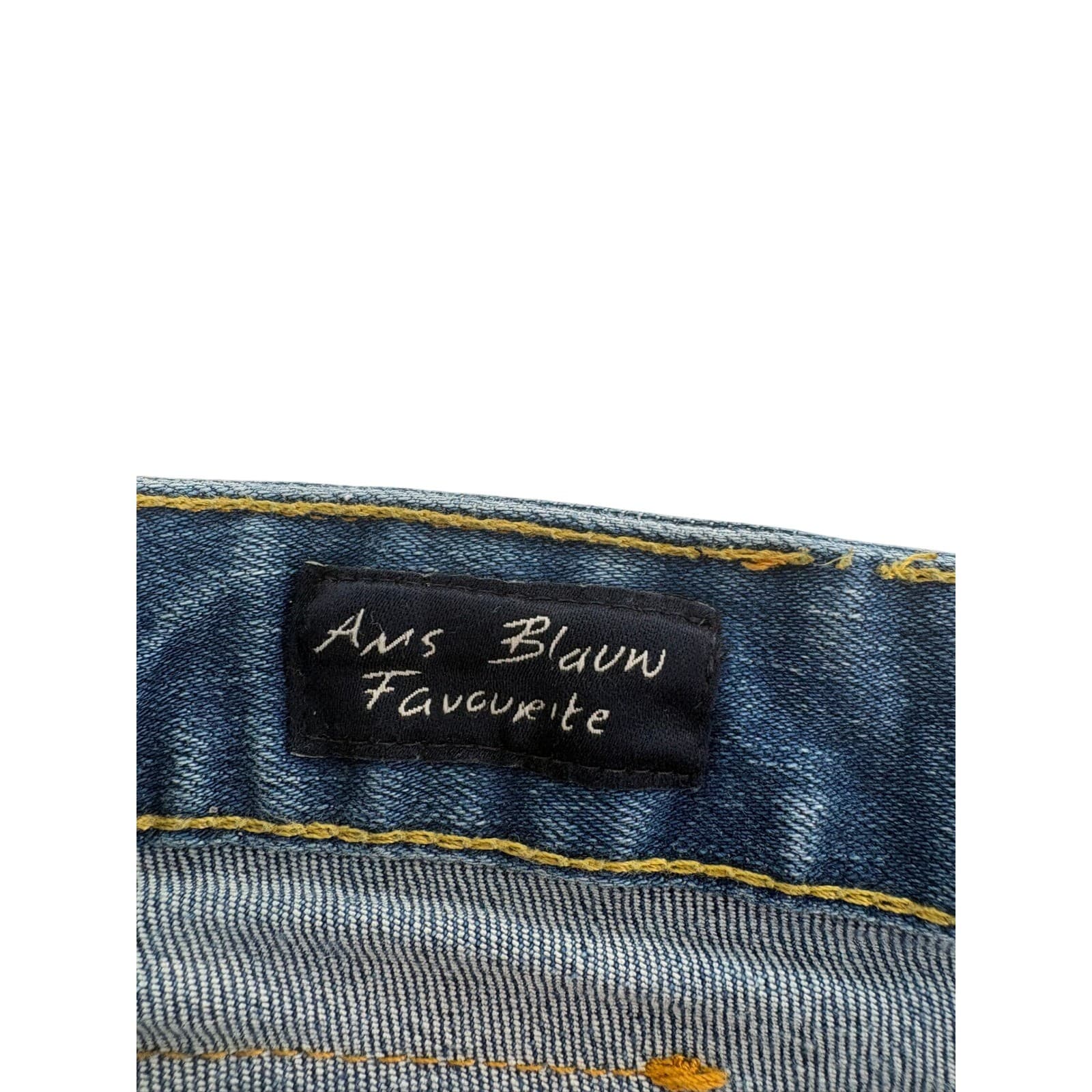 Scotch & Soda Ralston Mens 34 Jeans Blue Regular Slim Fit Amsterdams Blauw Denim - Thumbnail 4