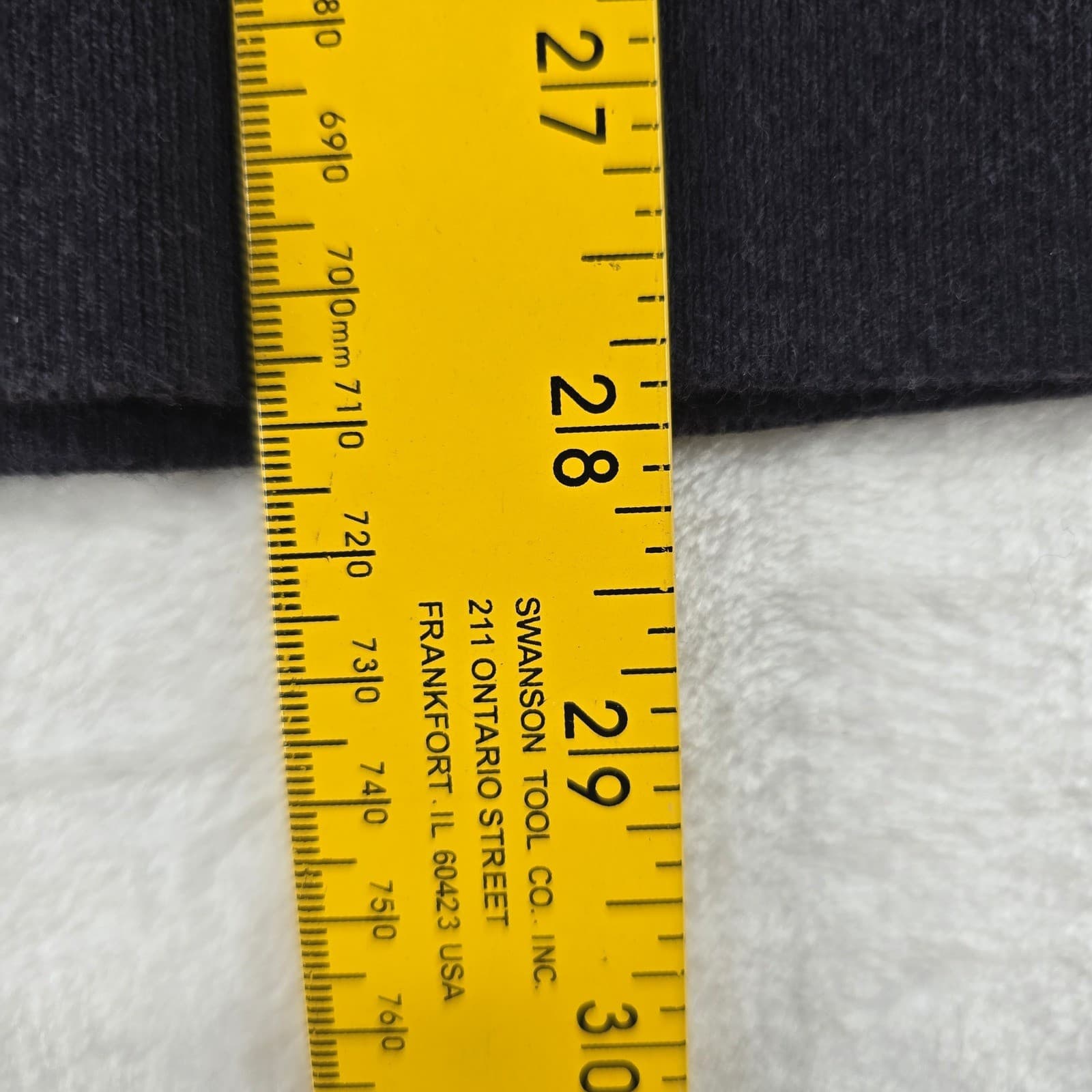Perry Ellis Polo Mens L Sweater Black Bamboo Cotton Blend Long Sleeve - Thumbnail 6