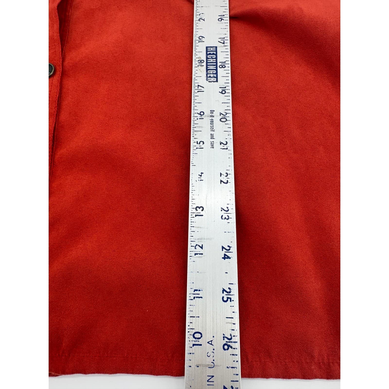 Alfred Dunner Womens Shirt Size 16 Orange Long Sleeve Button Front Pockets - Thumbnail 5