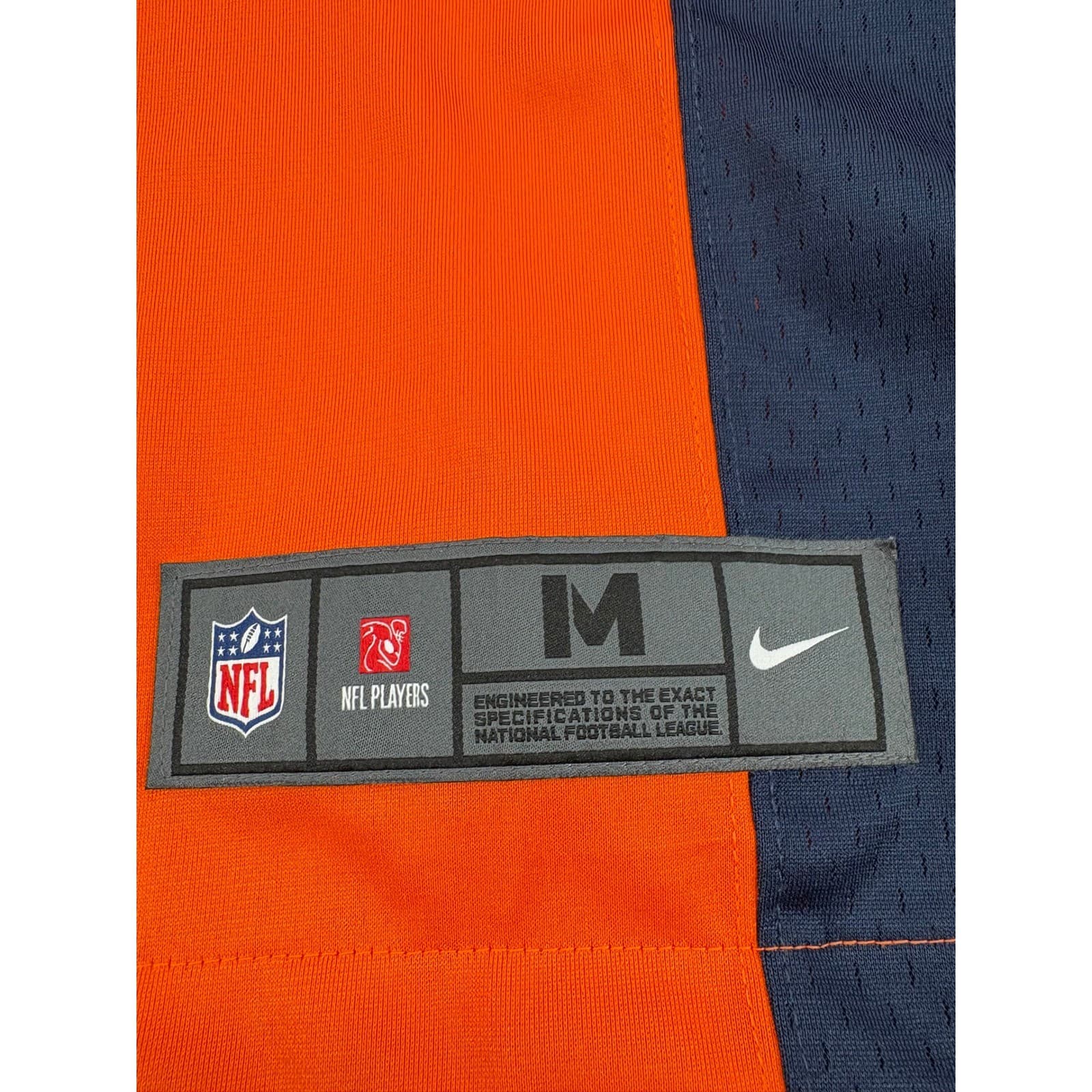 Nike Denver Broncos Medium Jersey Orange Noah Fant Russell Wilson NFL Lot of 2 - Thumbnail 11