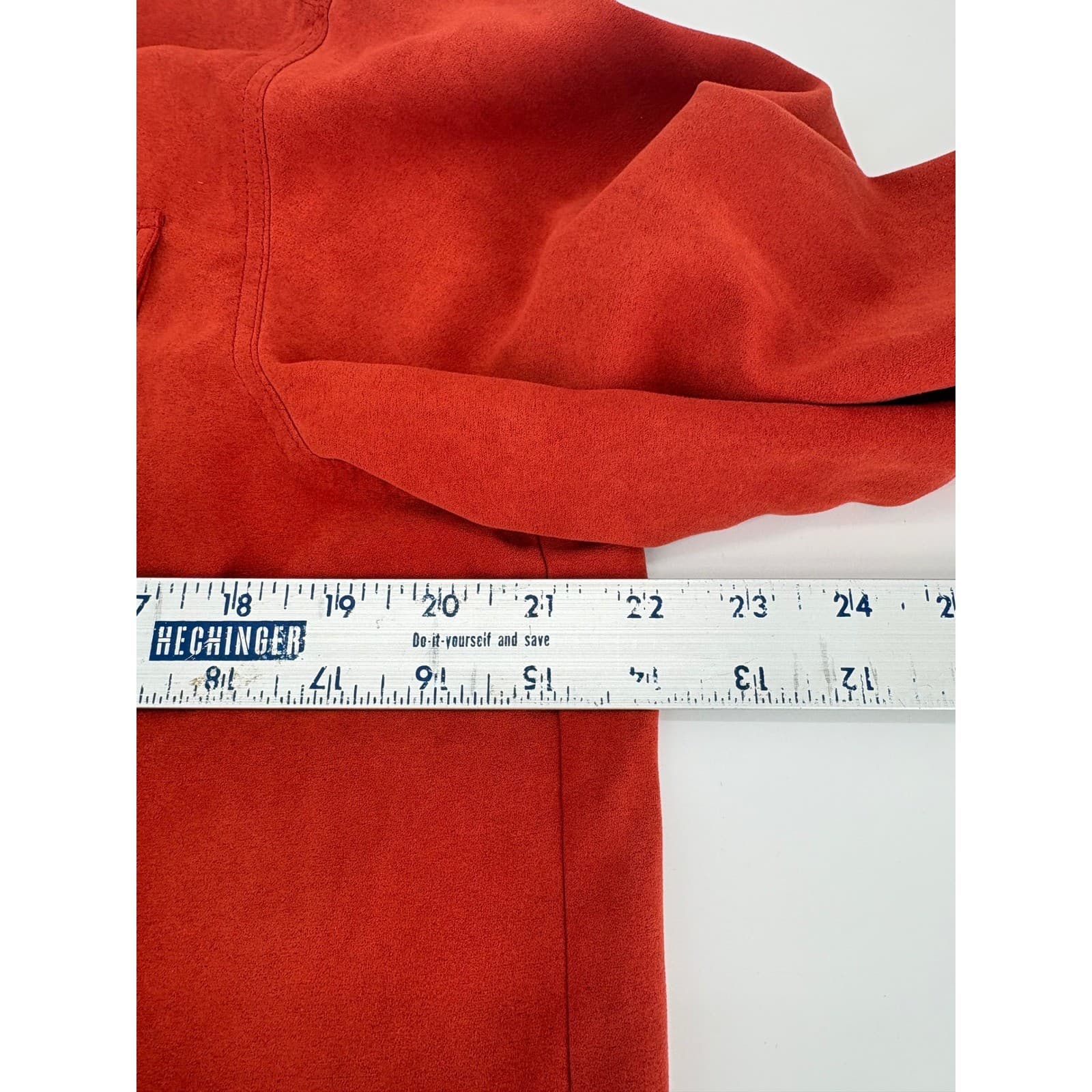 Alfred Dunner Womens Shirt Size 16 Orange Long Sleeve Button Front Pockets - Thumbnail 4