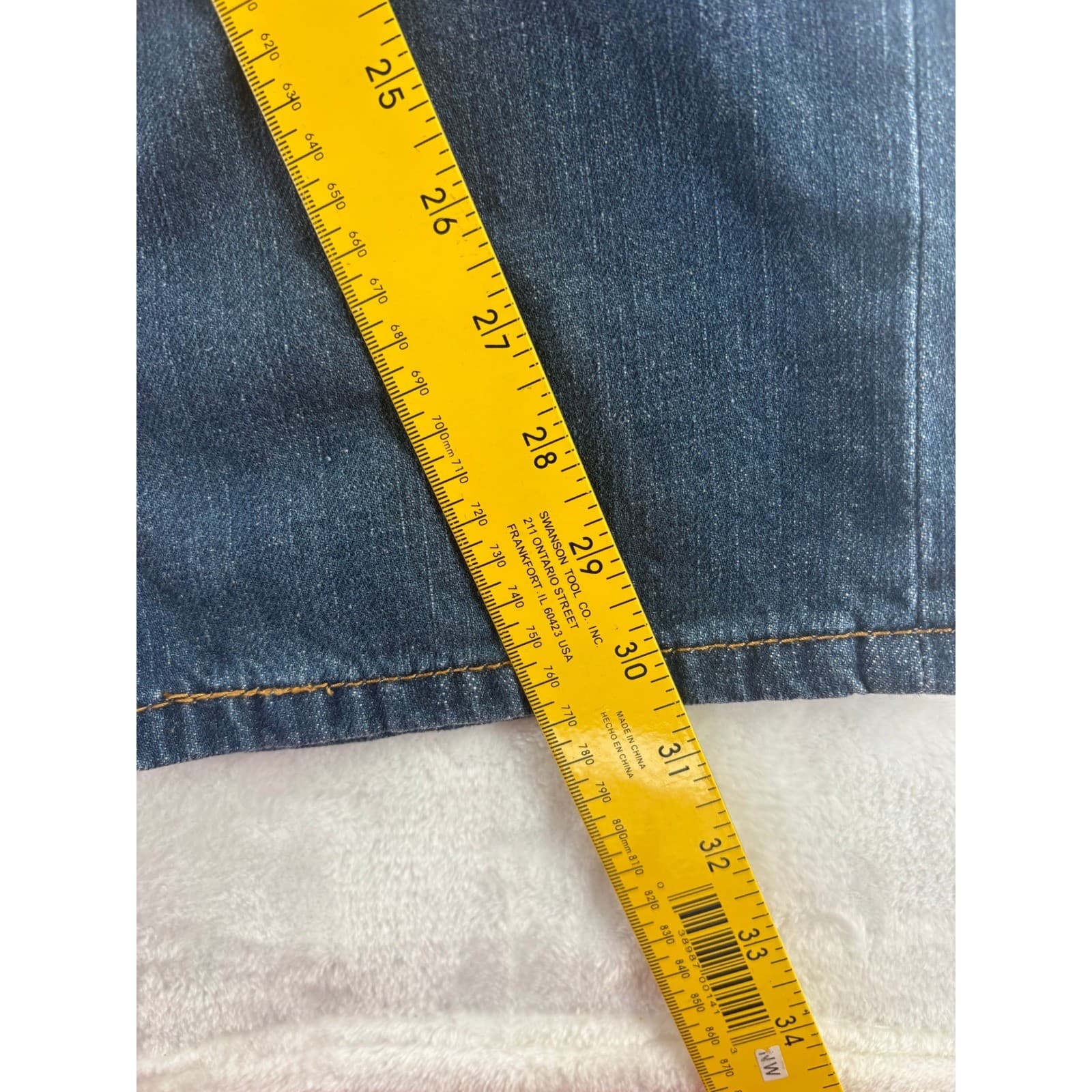 Levis 559 Jeans Mens 33x30 Relaxed Straight Blue Medium Wash Denim - Thumbnail 6