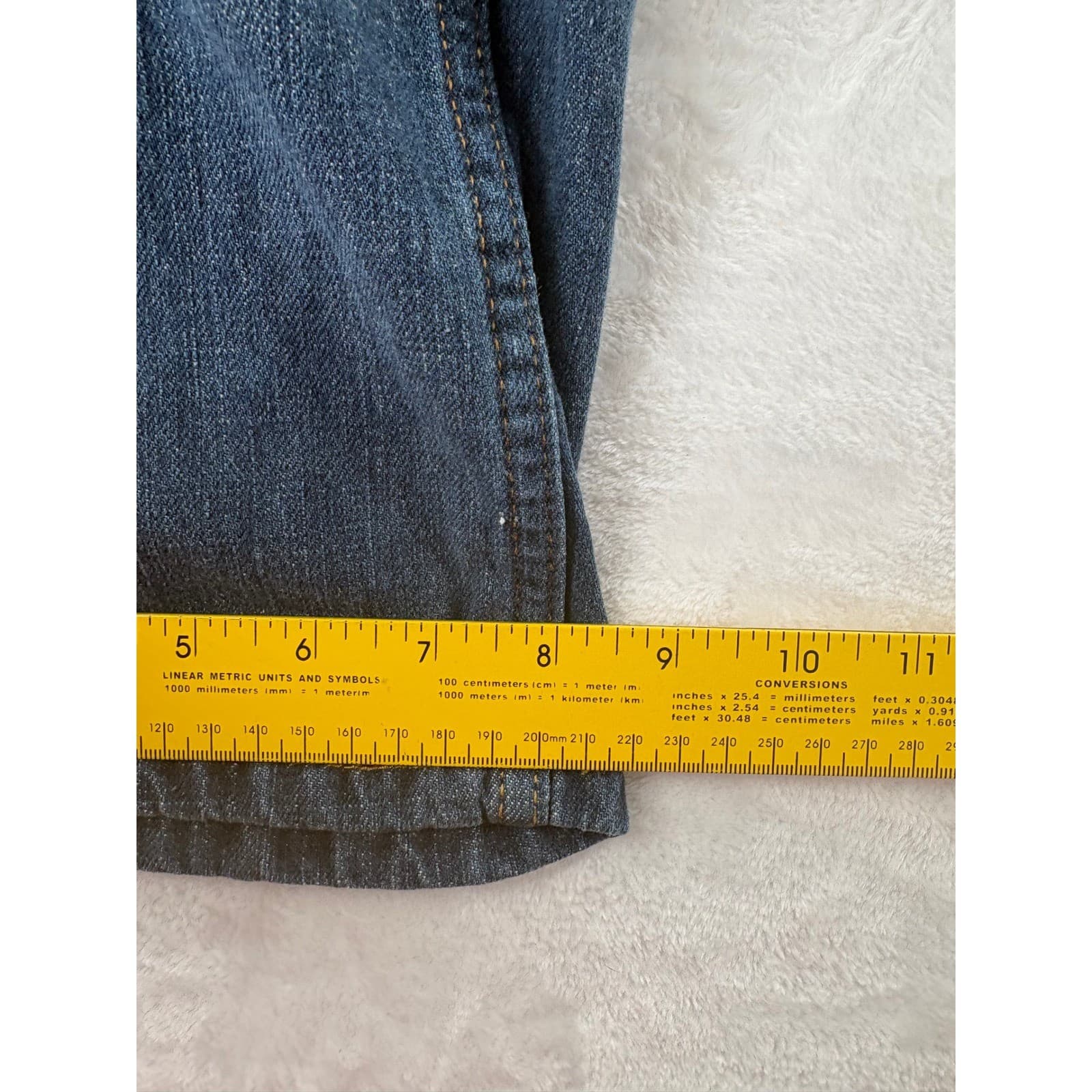 Levis 559 Jeans Mens 33x30 Relaxed Straight Blue Medium Wash Denim - Thumbnail 7