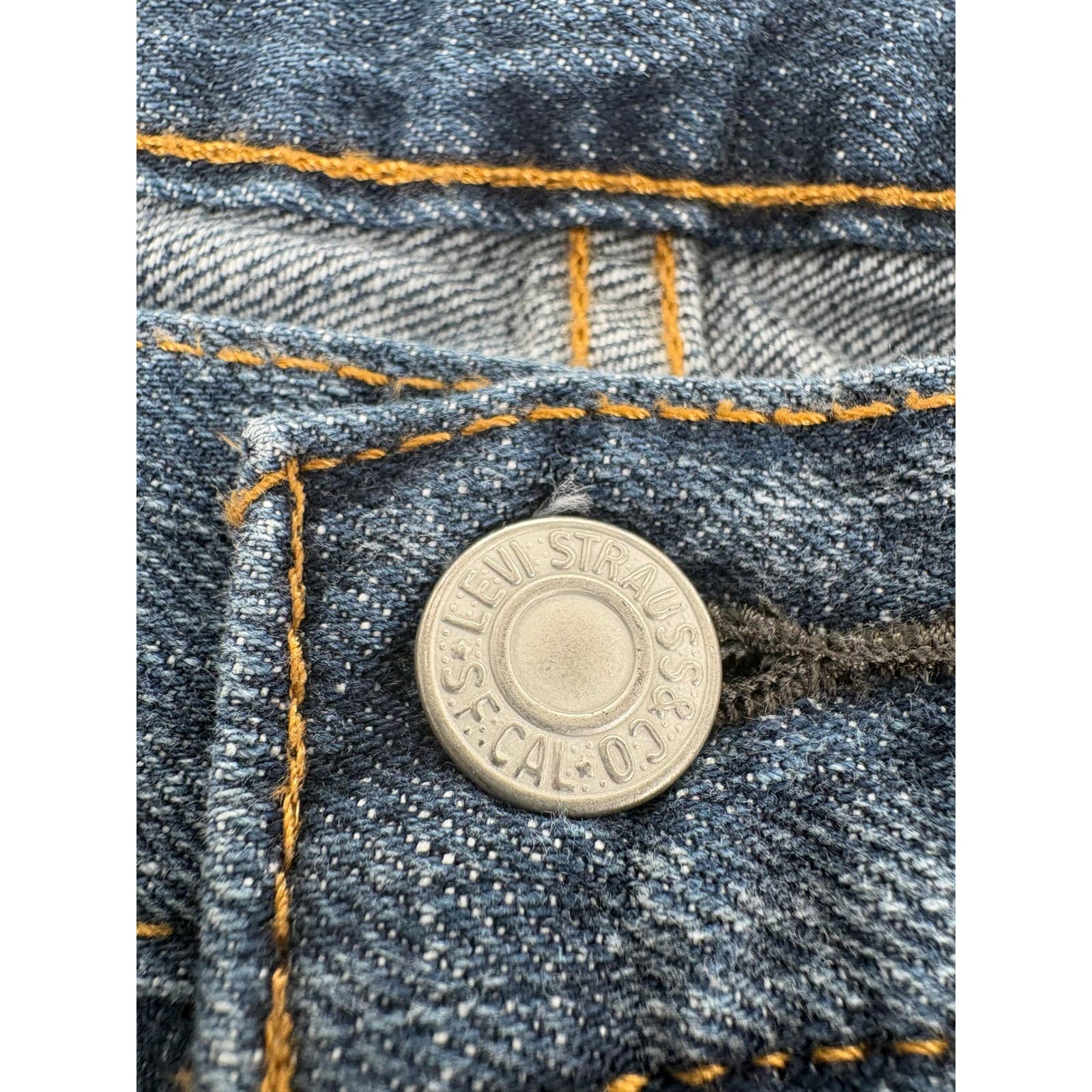 Levis 559 Jeans Mens 33x30 Relaxed Straight Blue Medium Wash Denim - Thumbnail 8