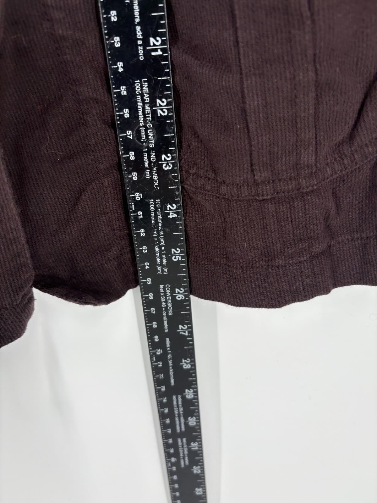 Hot Cotton Brown Utility Jacket Womens Small Button Front Drawstring - Thumbnail 5