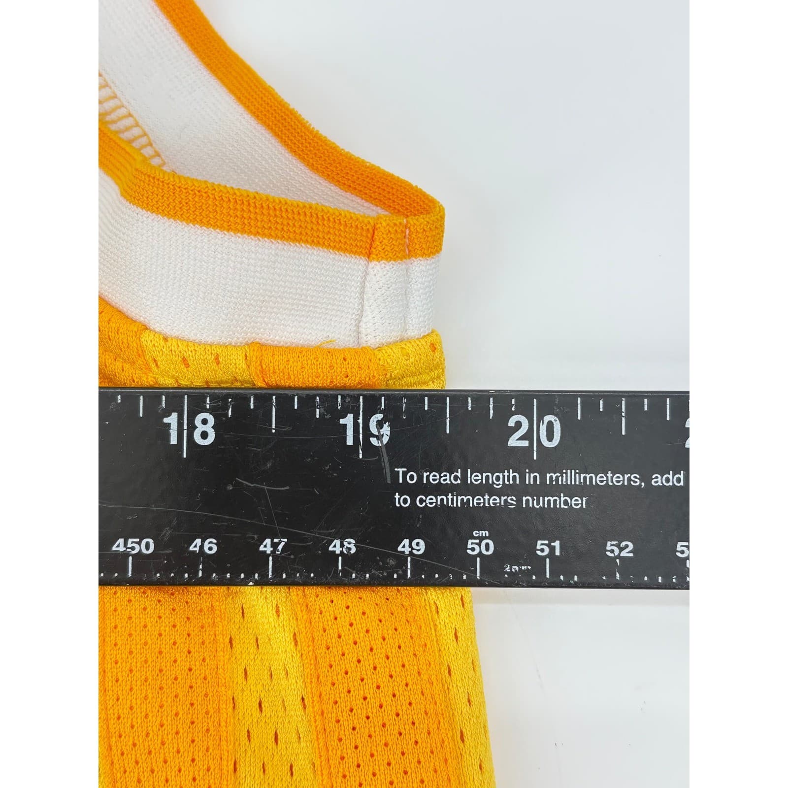 Adidas Bel Air Academy Basketball Jersey Mitchell 45 Yellow Men's Size M - Thumbnail 4