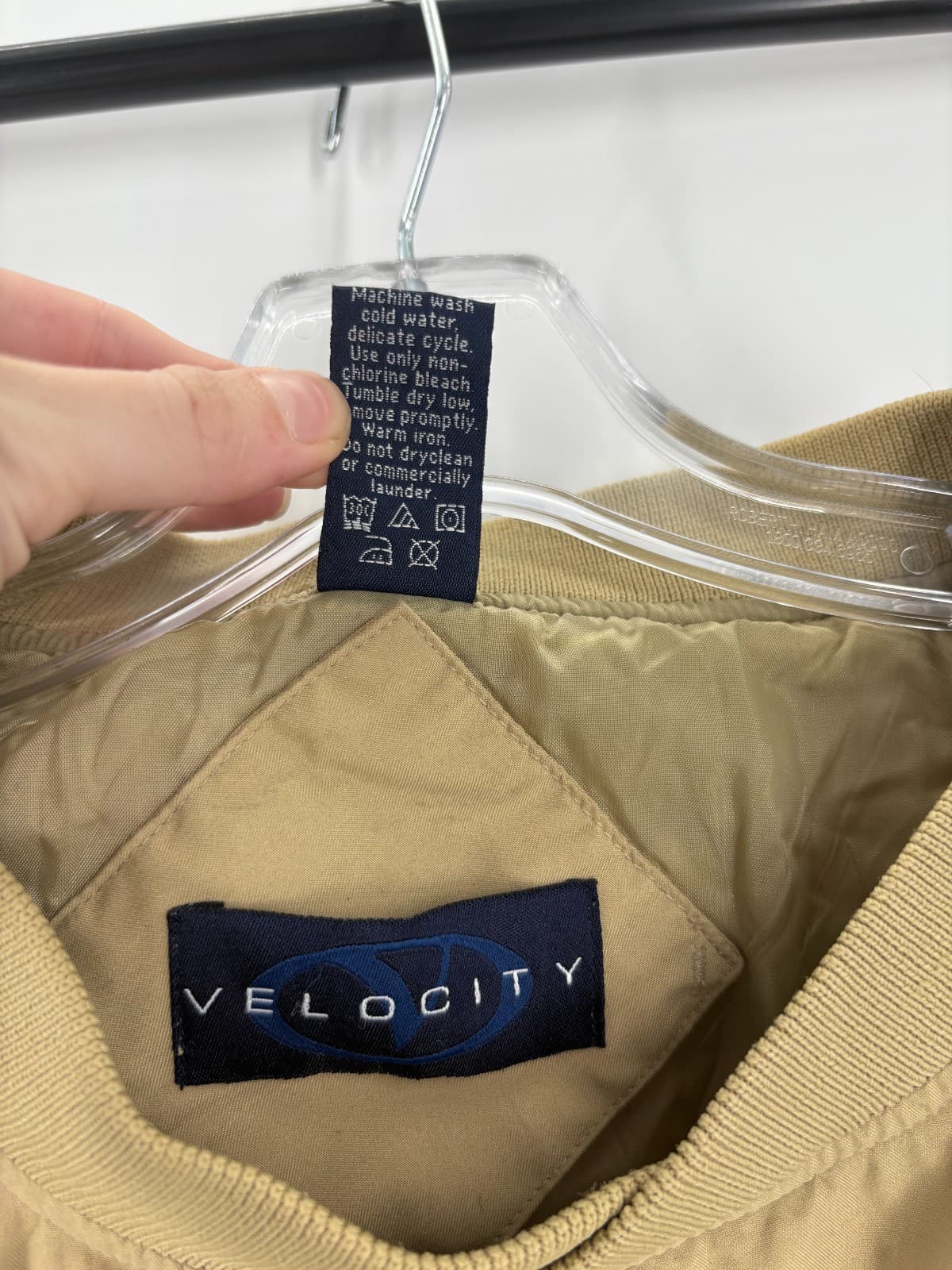 Beach Ball Classic 2000 Pullover Jacket Small Tan Velocity Y2K Myrtle Beach - Thumbnail 3